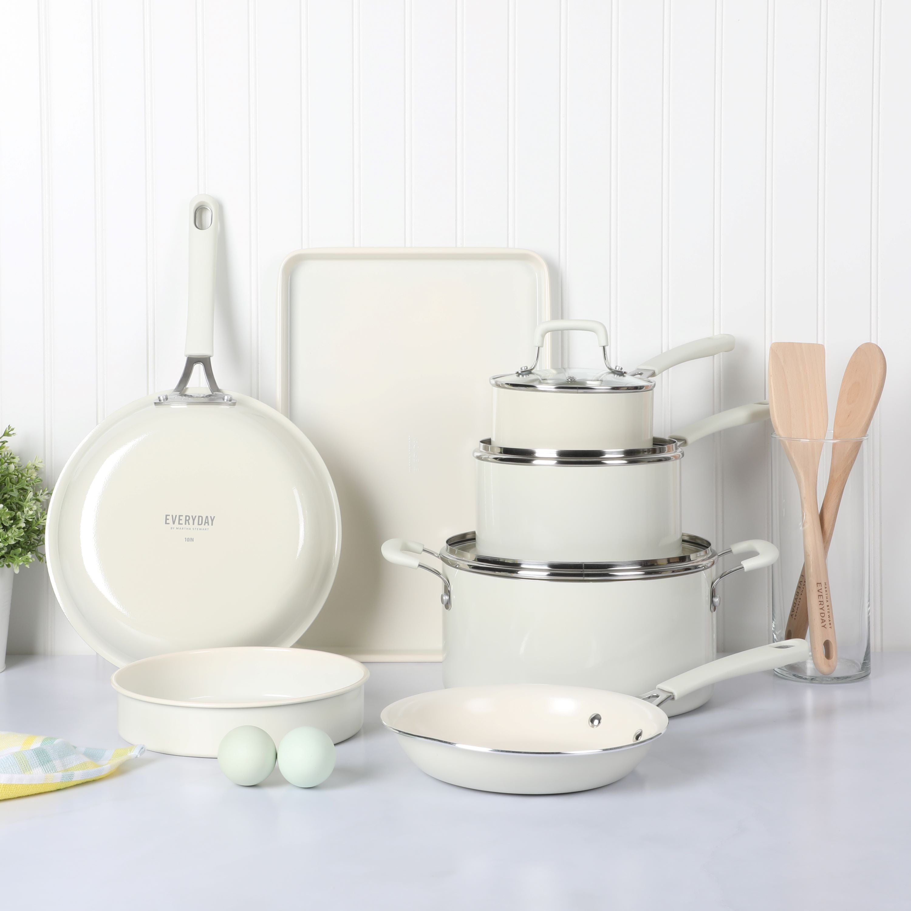 Martha Stewart Everyday Charlemont 12-Piece Forged Aluminum Cookware Set