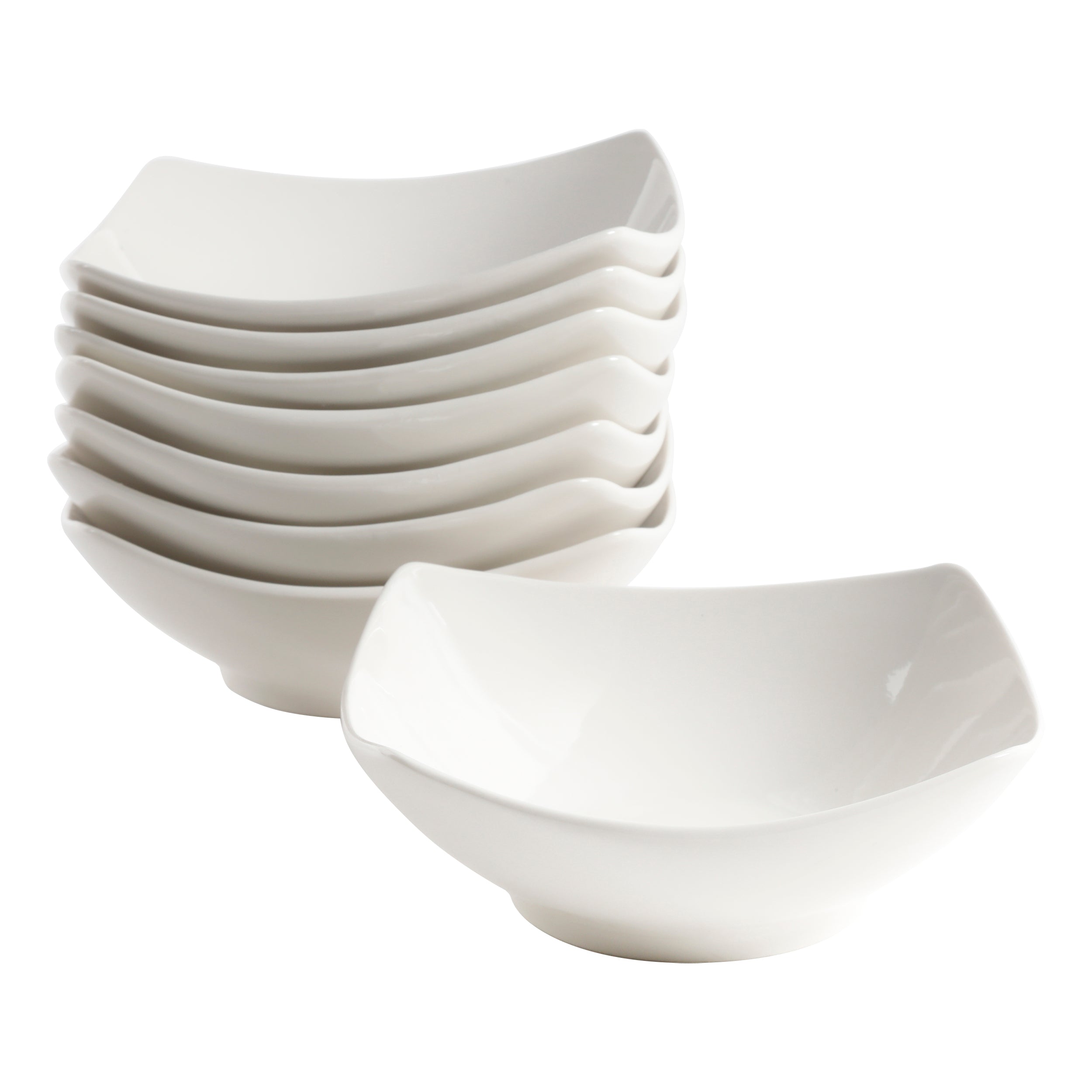 Gibson Home Zen Buffet 8-Piece Porcelain Bowl Set