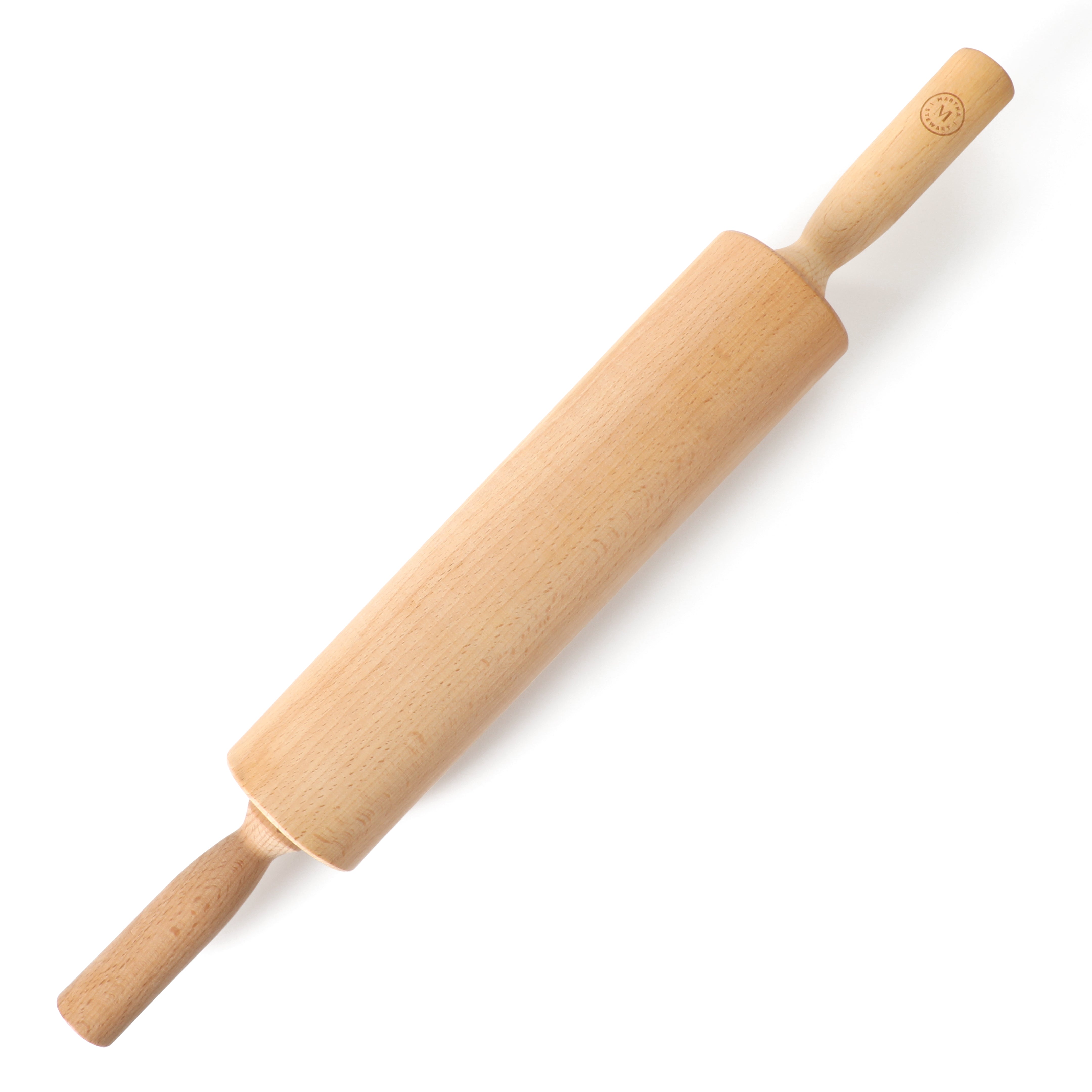 Martha Stewart Bainford 21" Large Beech Wood Rolling Pin