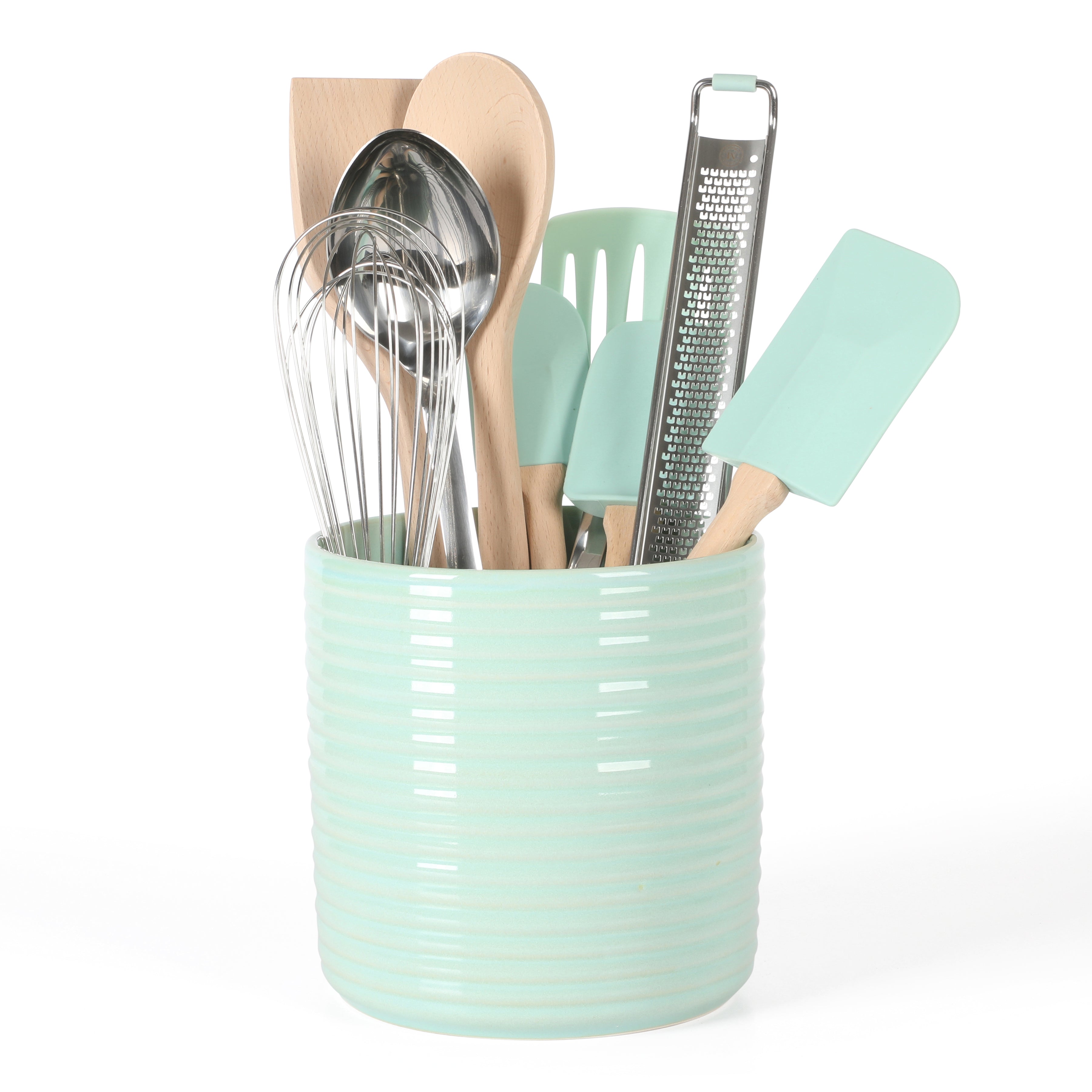Martha Stewart 10-Piece Tools and Gadget Set w/ Ceramic Crock