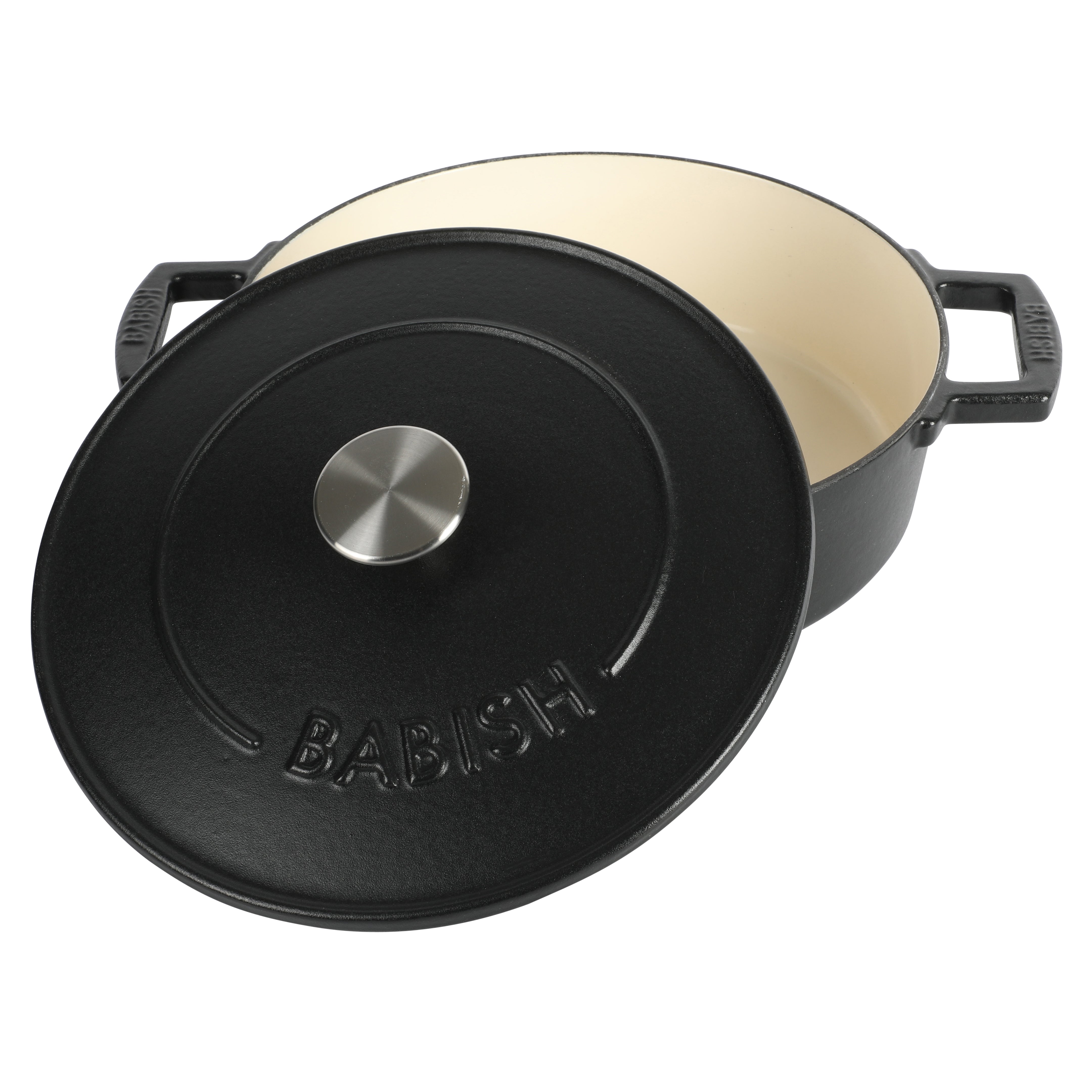 Babish 3 Qt Matte Enamel Cast Iron Braiser