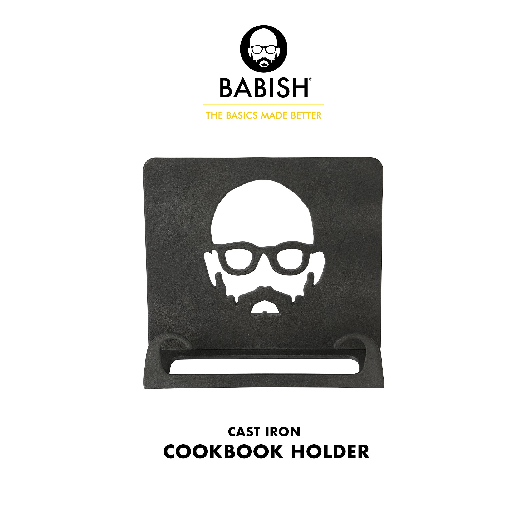 Babish Cast Iron Cookbook Holder