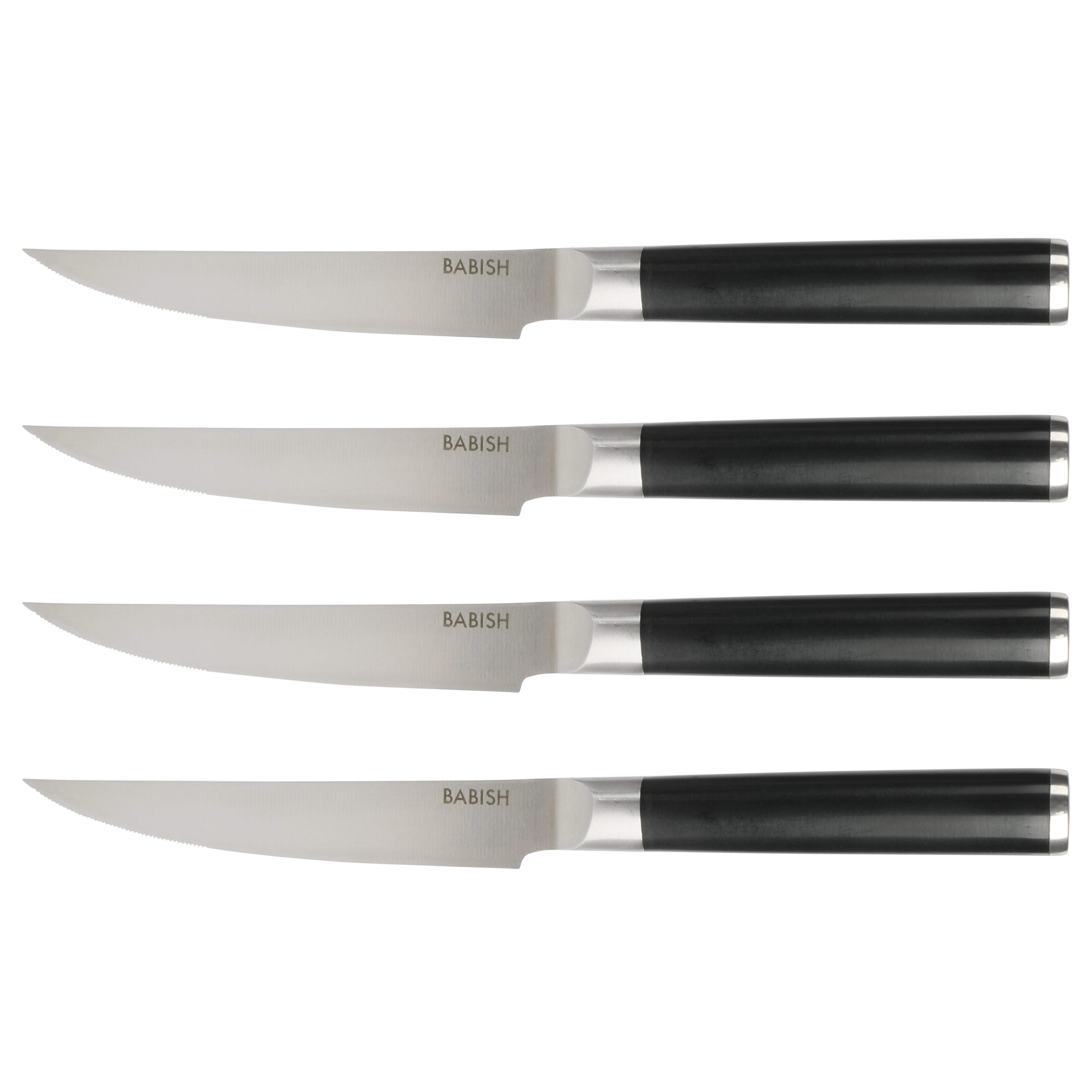 Martha Stewart Everyday - Gray 4-Piece Steak Knife Set