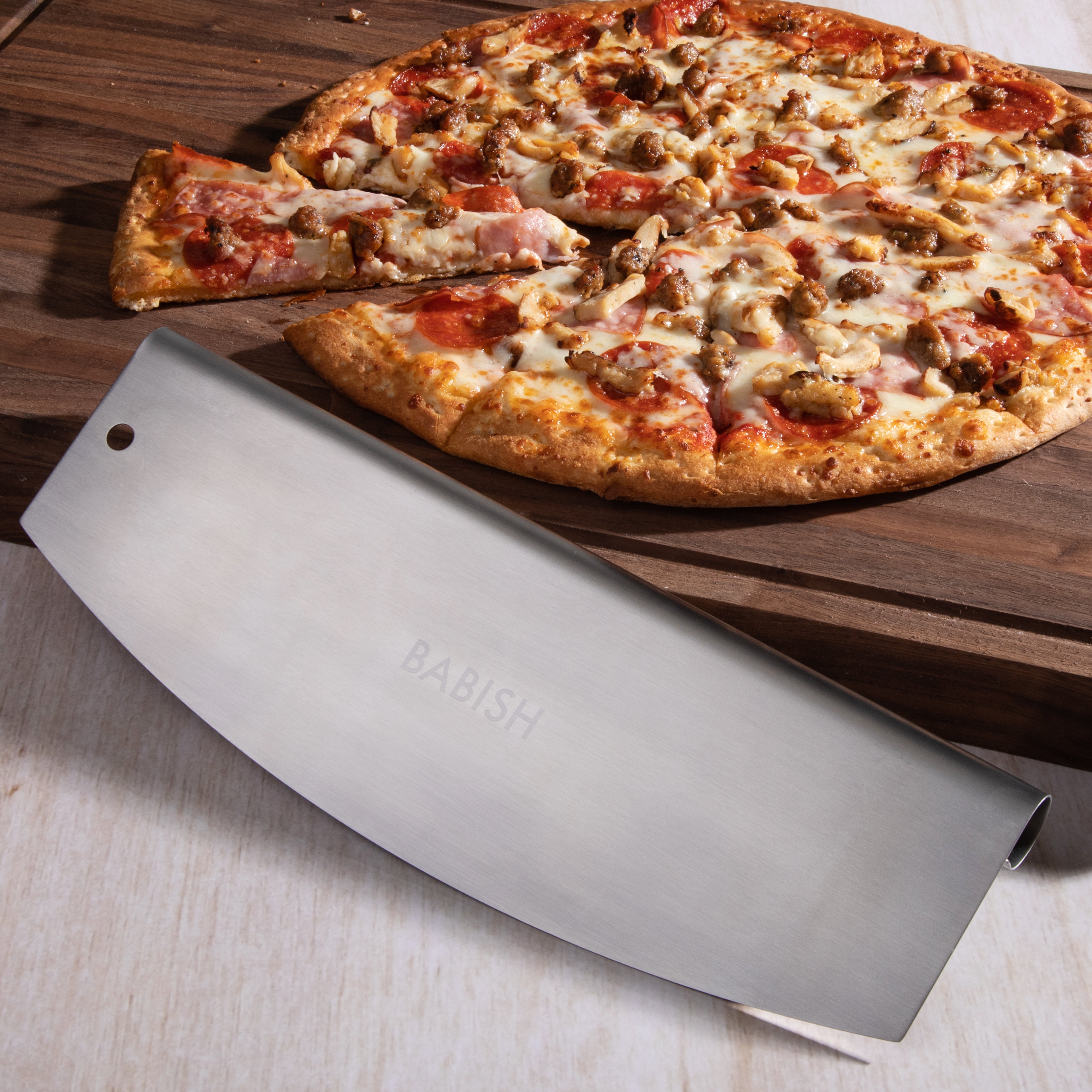 Babish Stainless Steel Pizza Rocker