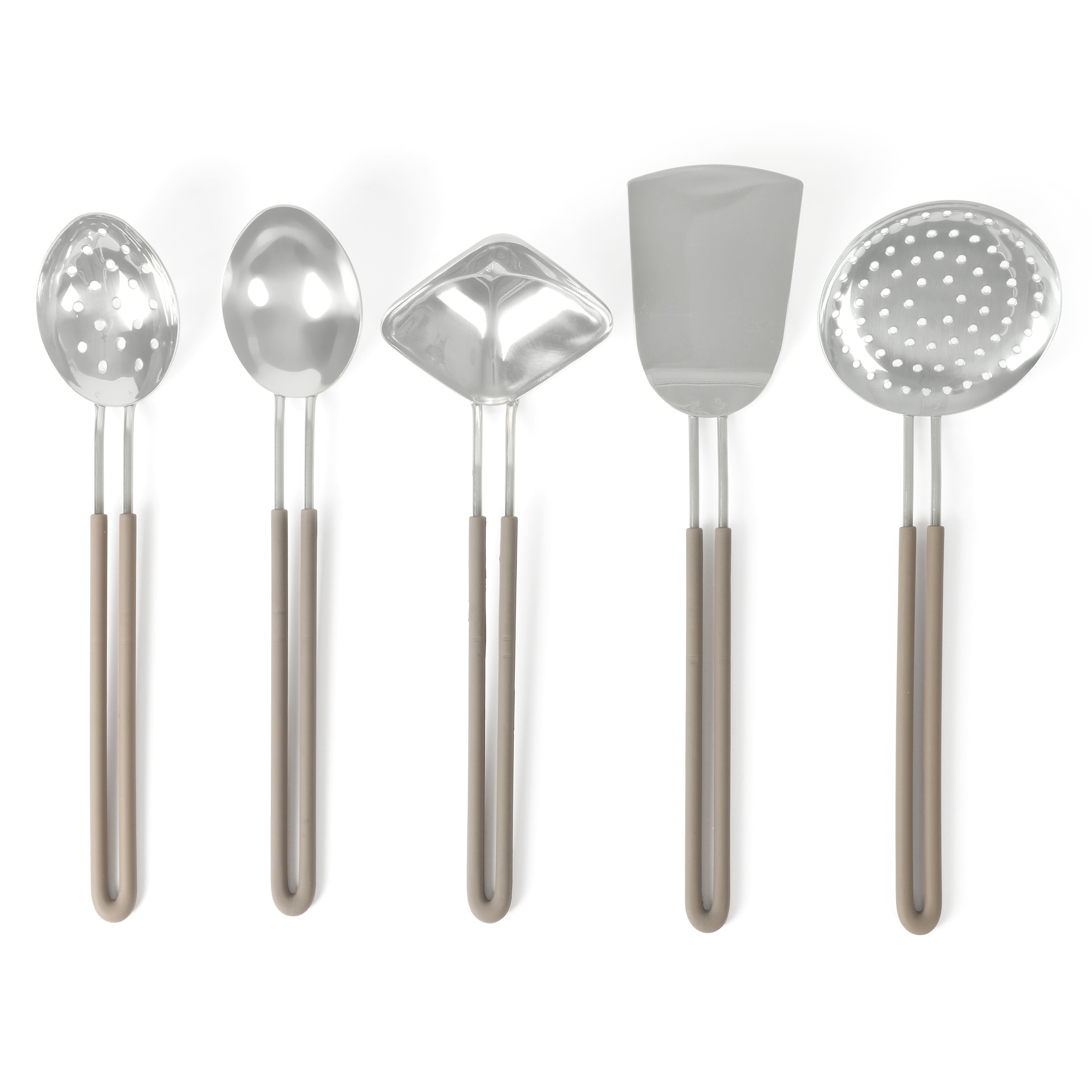 Martha Stewart 5-Piece Sprucedale Stainless Steel Kitchen Tools and Gadget Set
