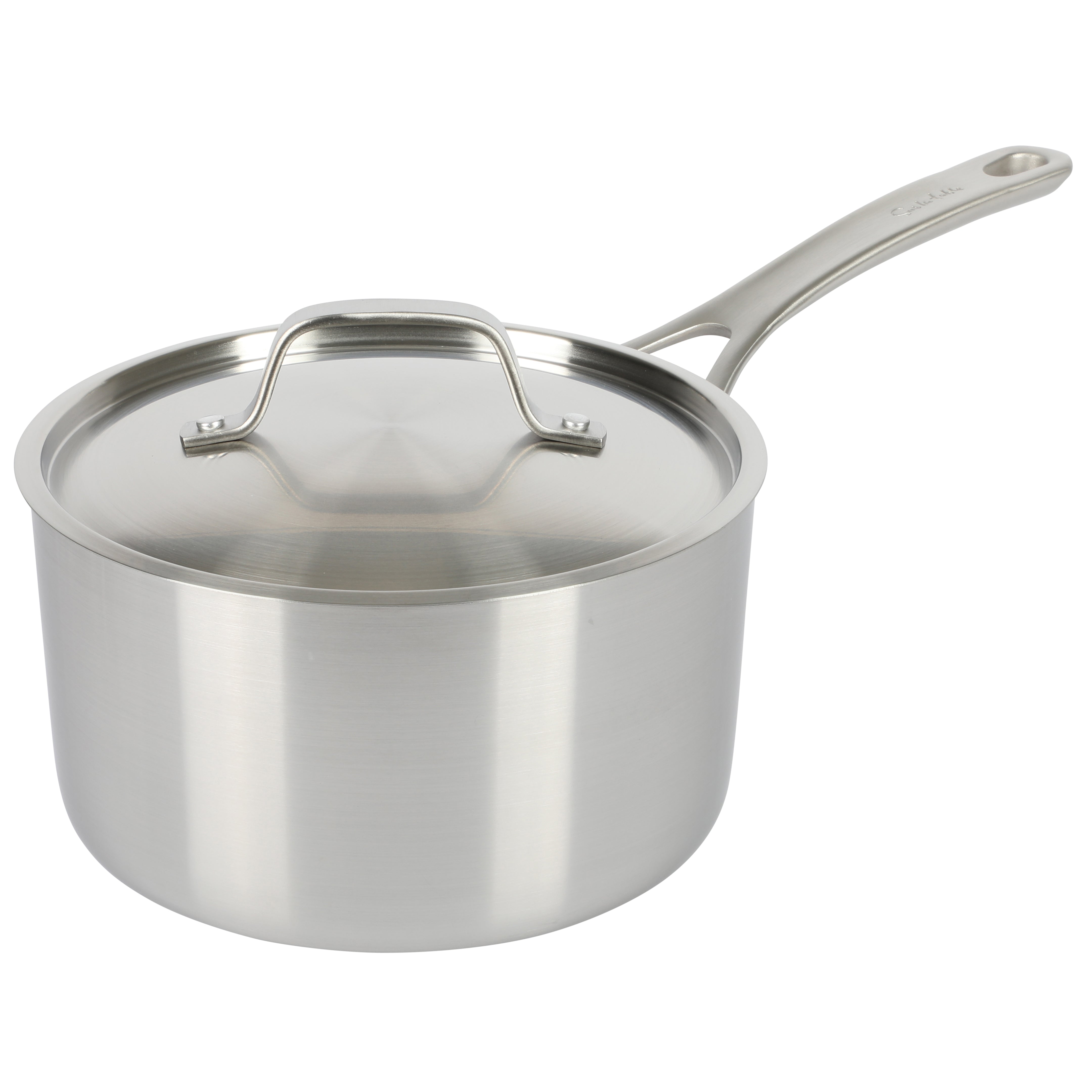 Sur La Table Pike and Pine 3.5-Quart Triply Stainless Steel Sauce Pan