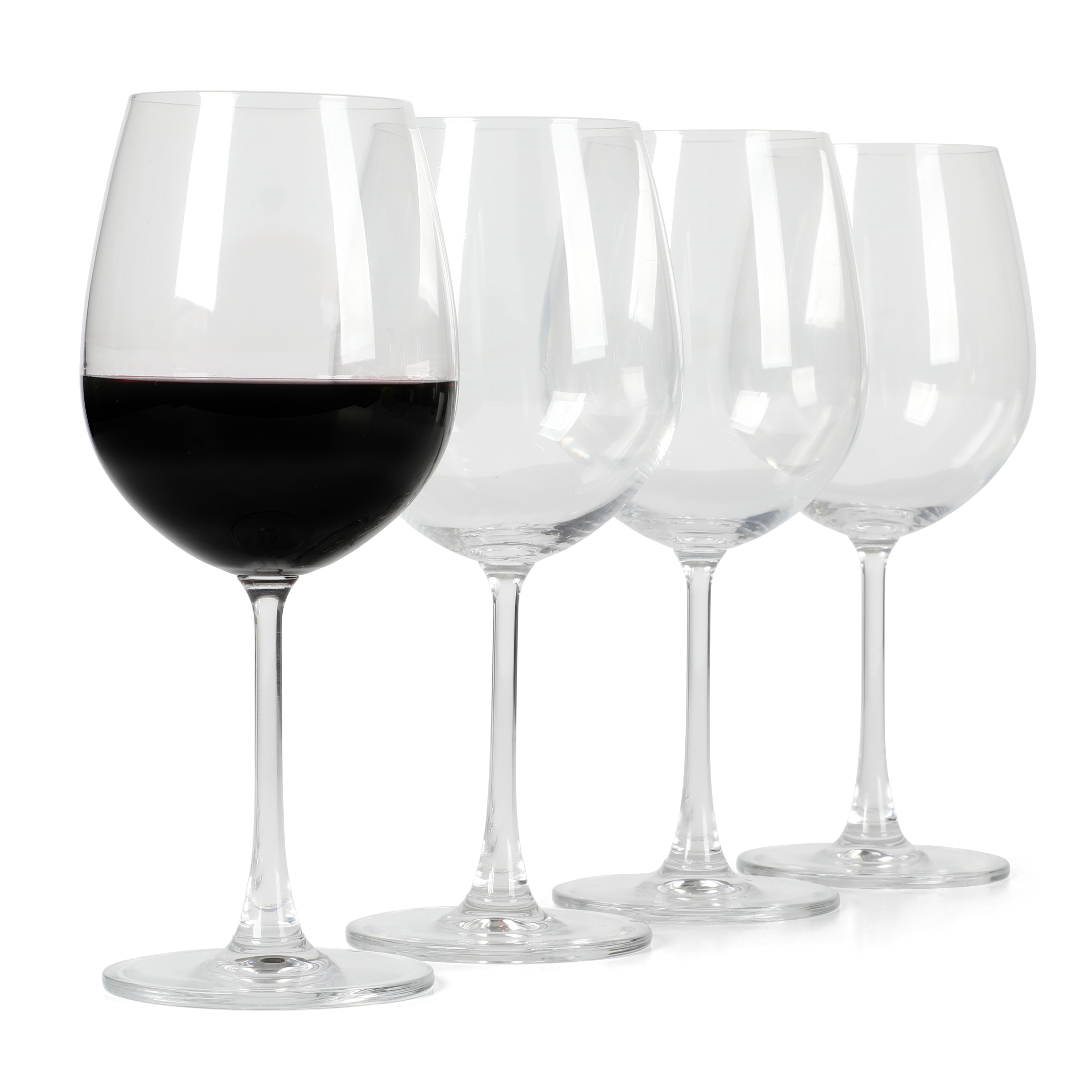 Martha Stewart Vivica 20-Ounce Stemmed Red Wine Glass Set 4-Pack