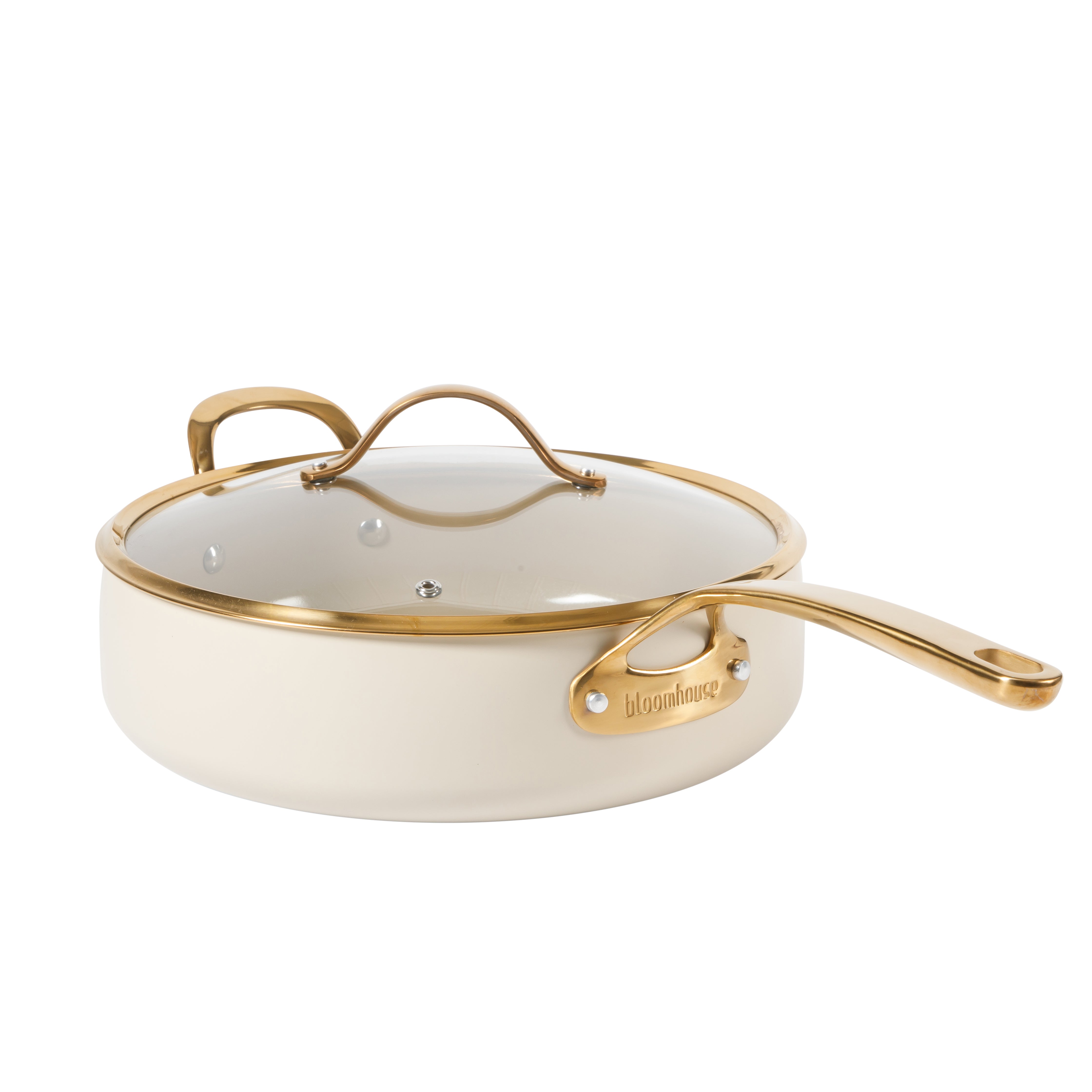 Bloomhouse 6 QT Heavy Duty Aluminum Premium PFA Free Ceramic Nonstick