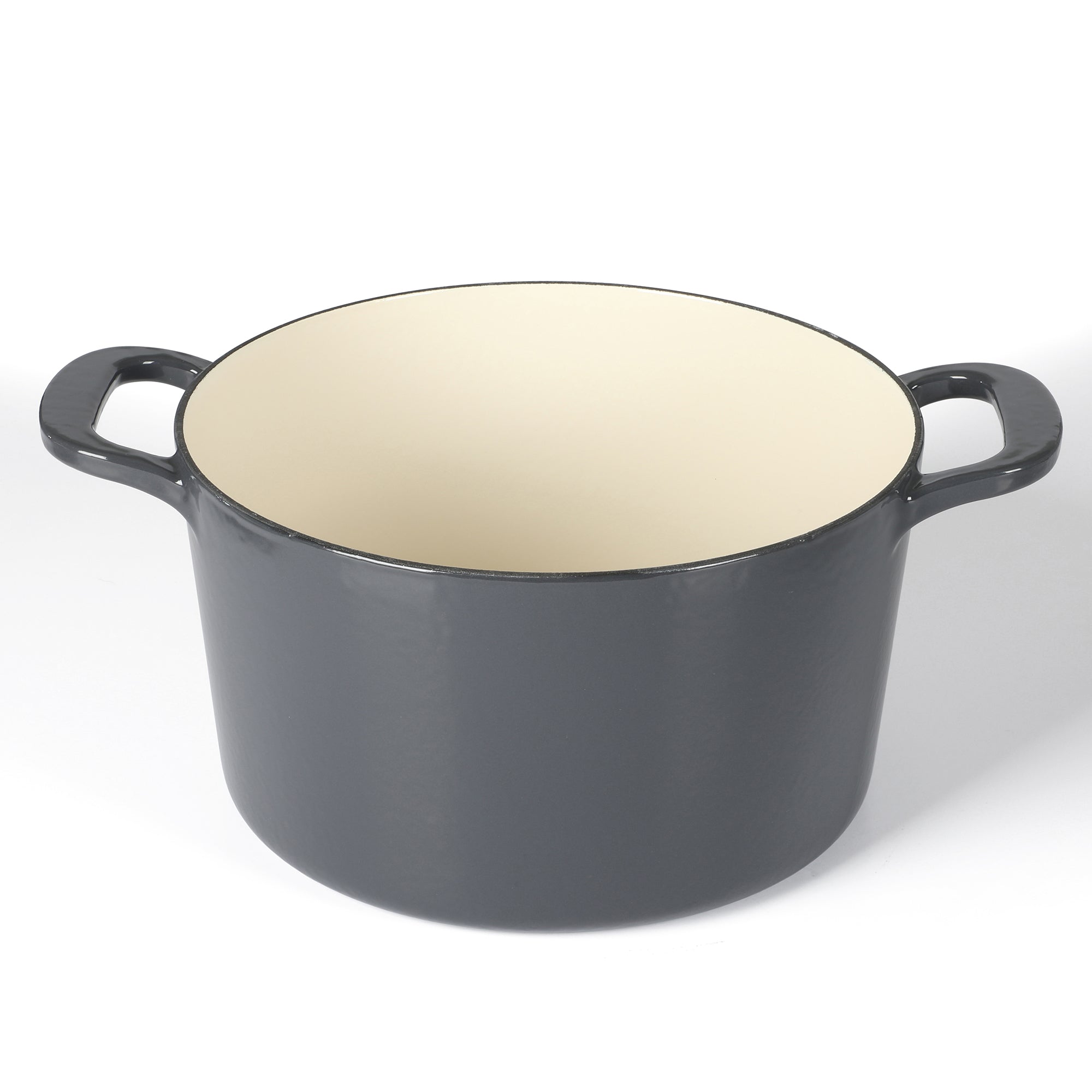 Martha Stewart Gatwick 4 Quart Enamel Cast Iron Dutch Oven - Grey