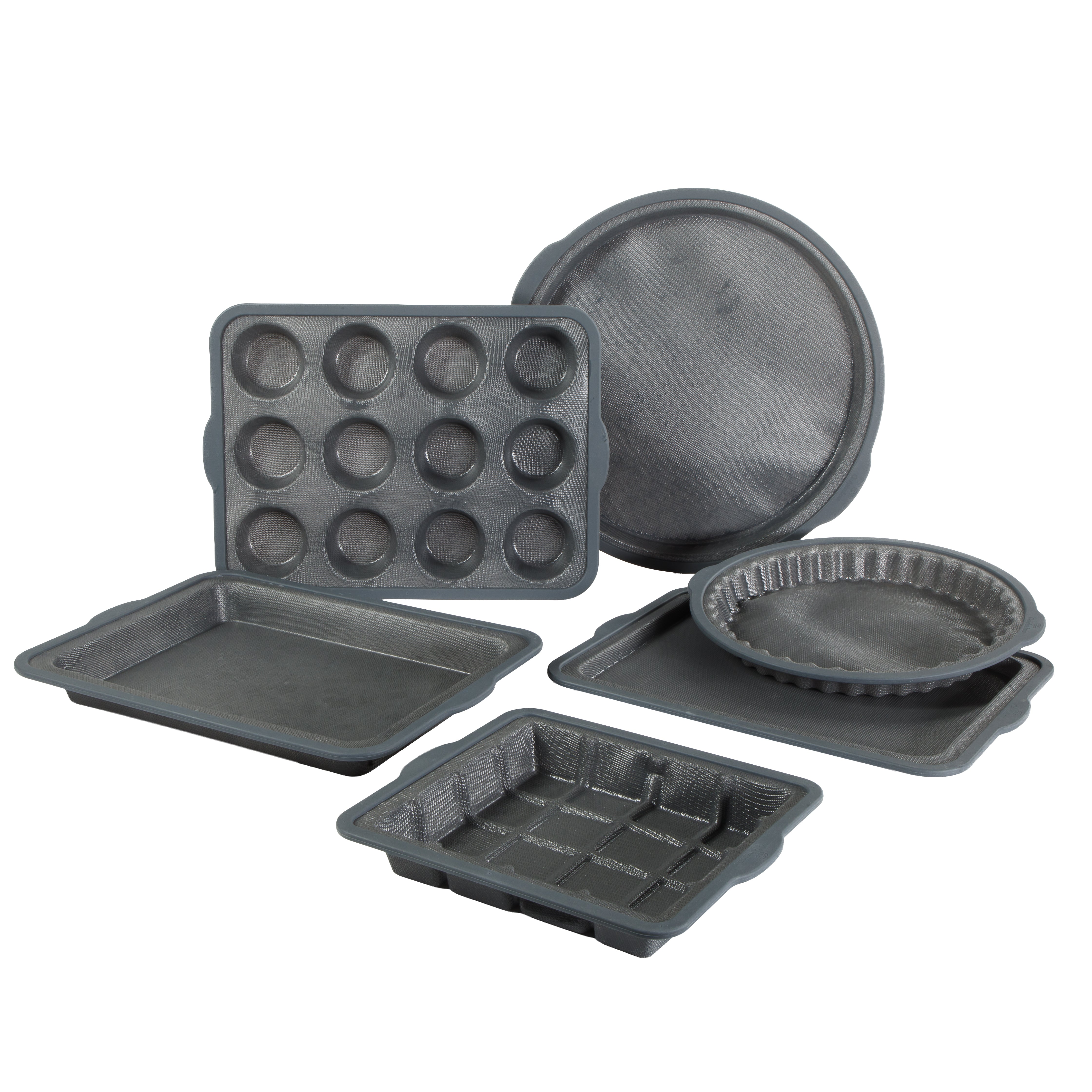 Calphalon Omni Exclusive Technology Fiber Glass Silicone Gel 6 Piece Ultra Air Flow Bakeware Set