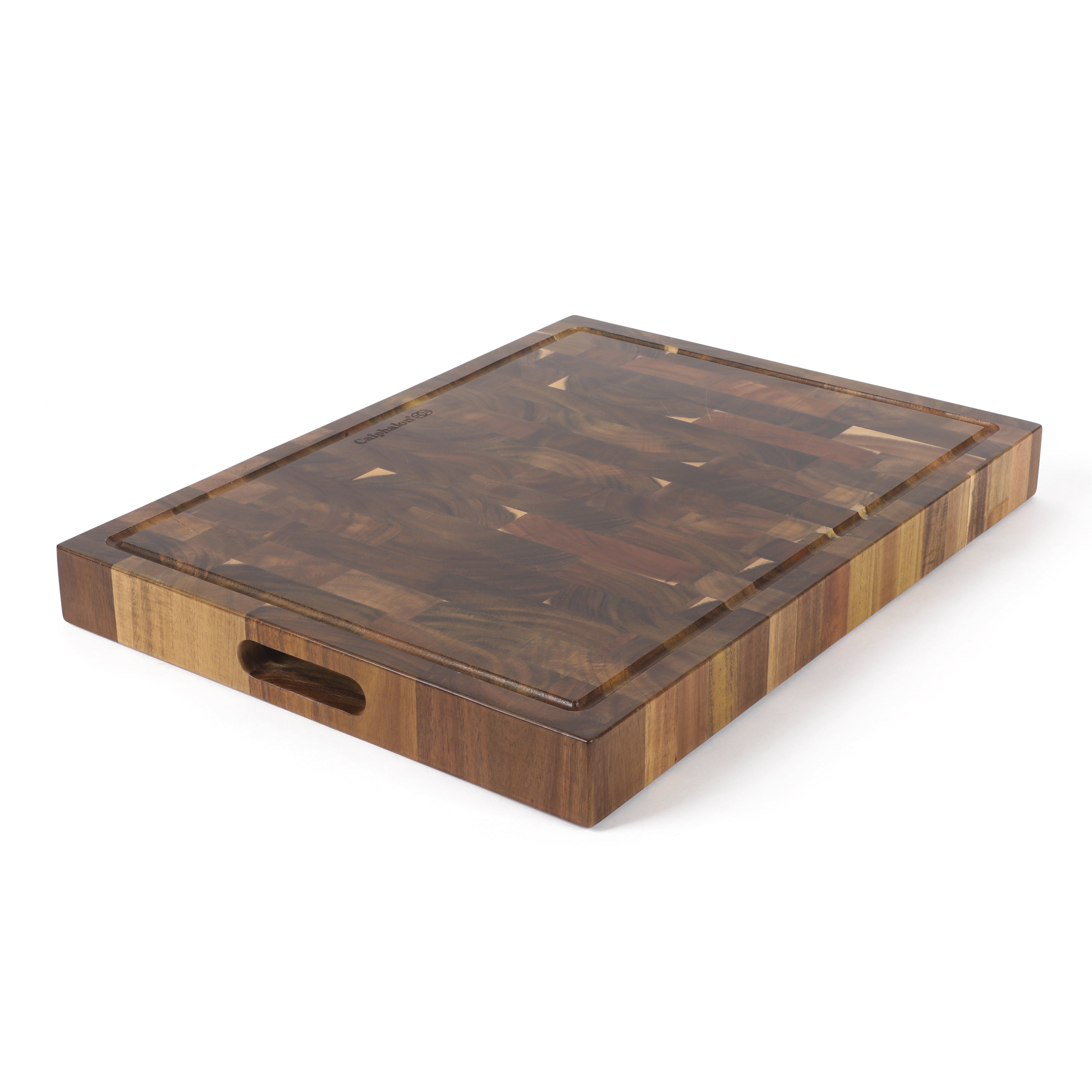 Calphalon Edge Guard End Grain Acacia Wood Cutting Board