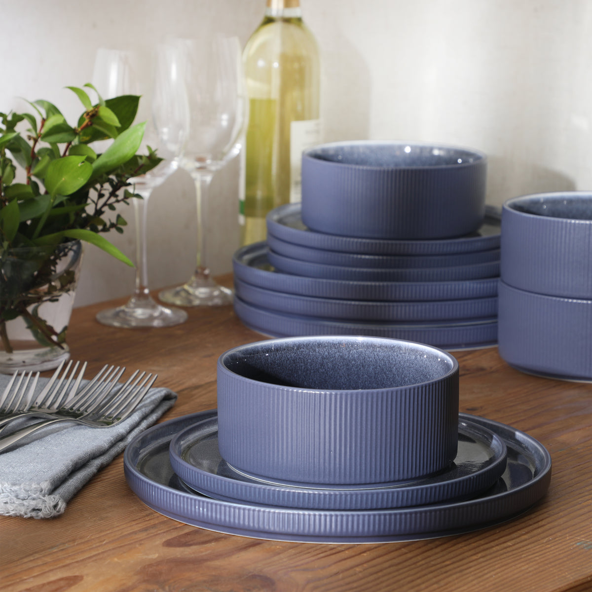 Gibson Elite Redrock Canyon 12-Piece Dinnerware Set, photo 2
