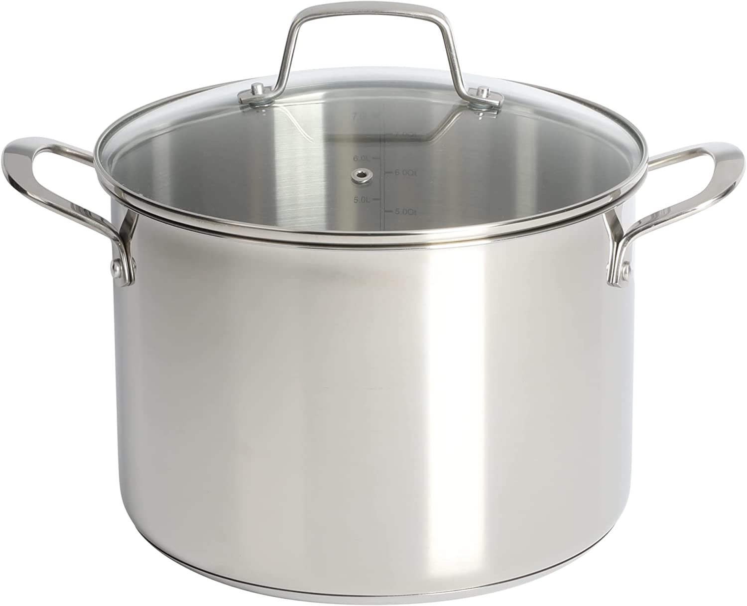 Martha Stewart Castelle 8-Quart Stainless Steel Stock Pot w/ Lid