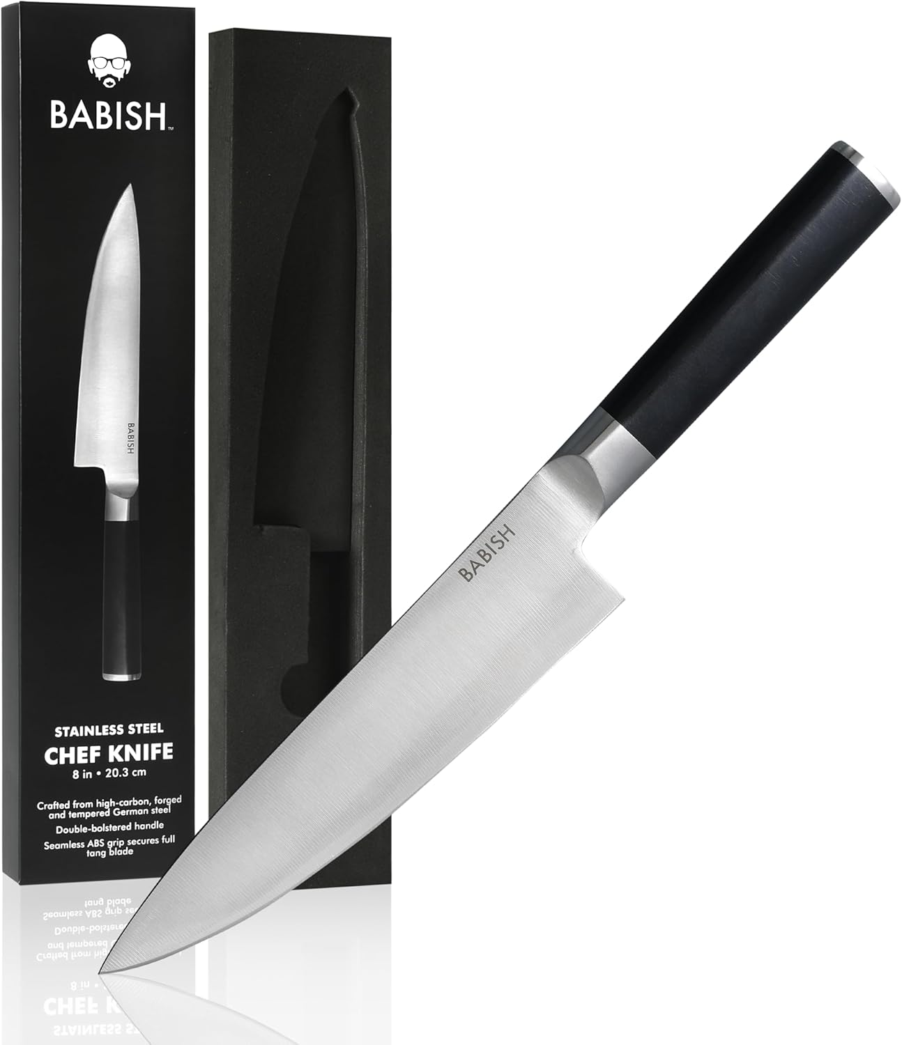 Babish High-Carbon 1.4116 German Steel 8" Chef Knife