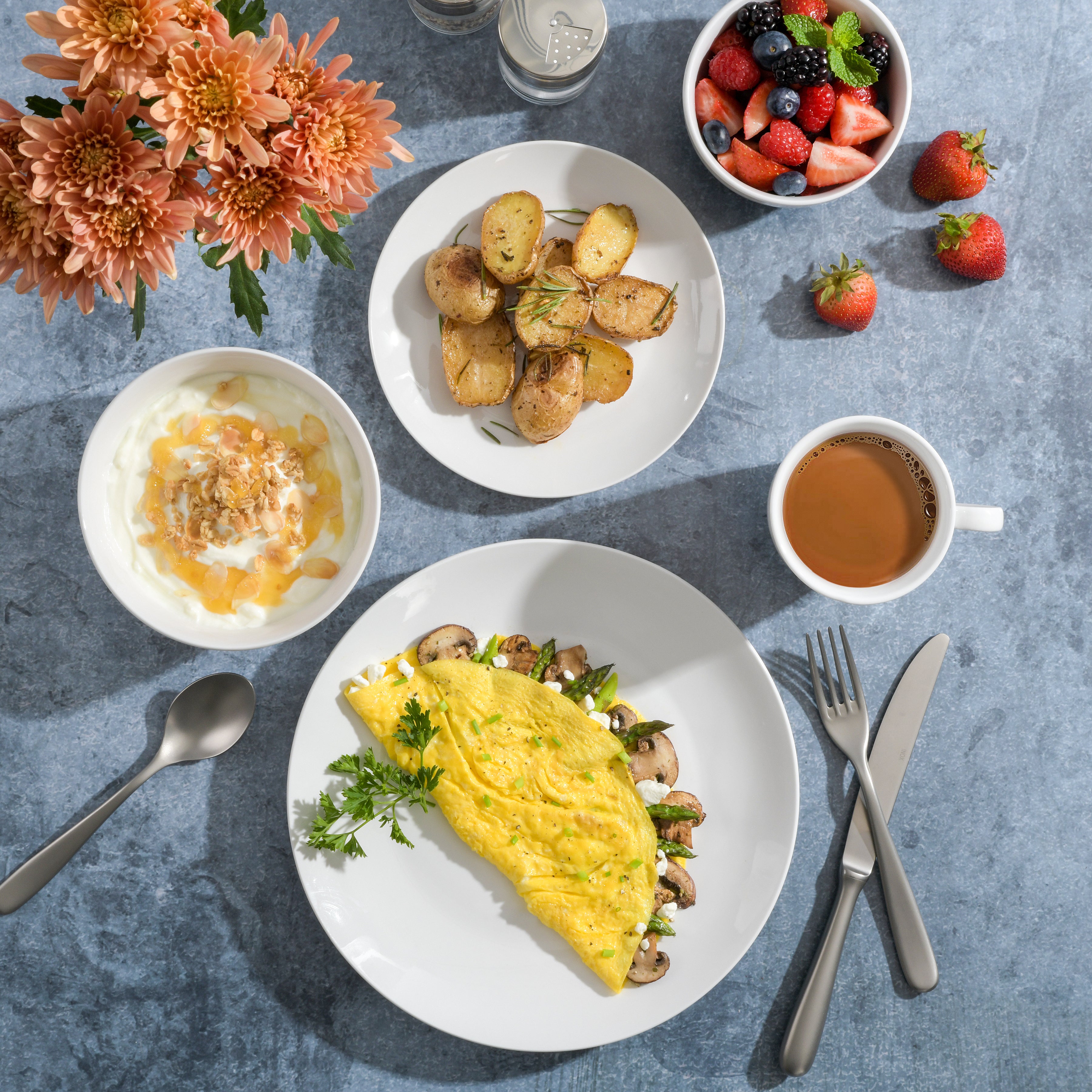 Gibson Home Ogalla Whiteware Dinnerware Set