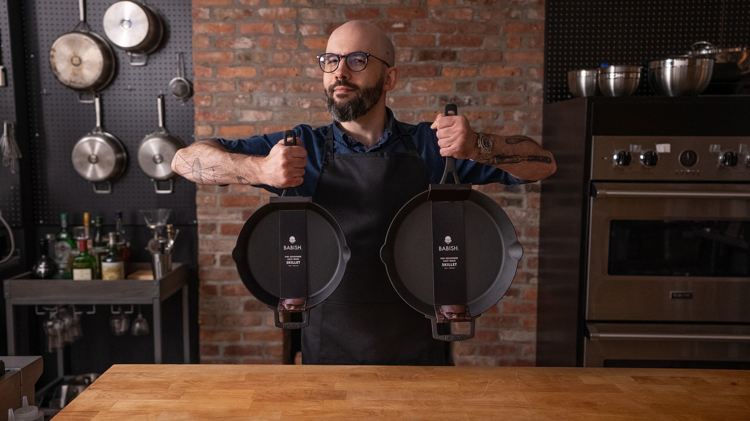 Babish Cast Iron Pre-seasoned Skillet