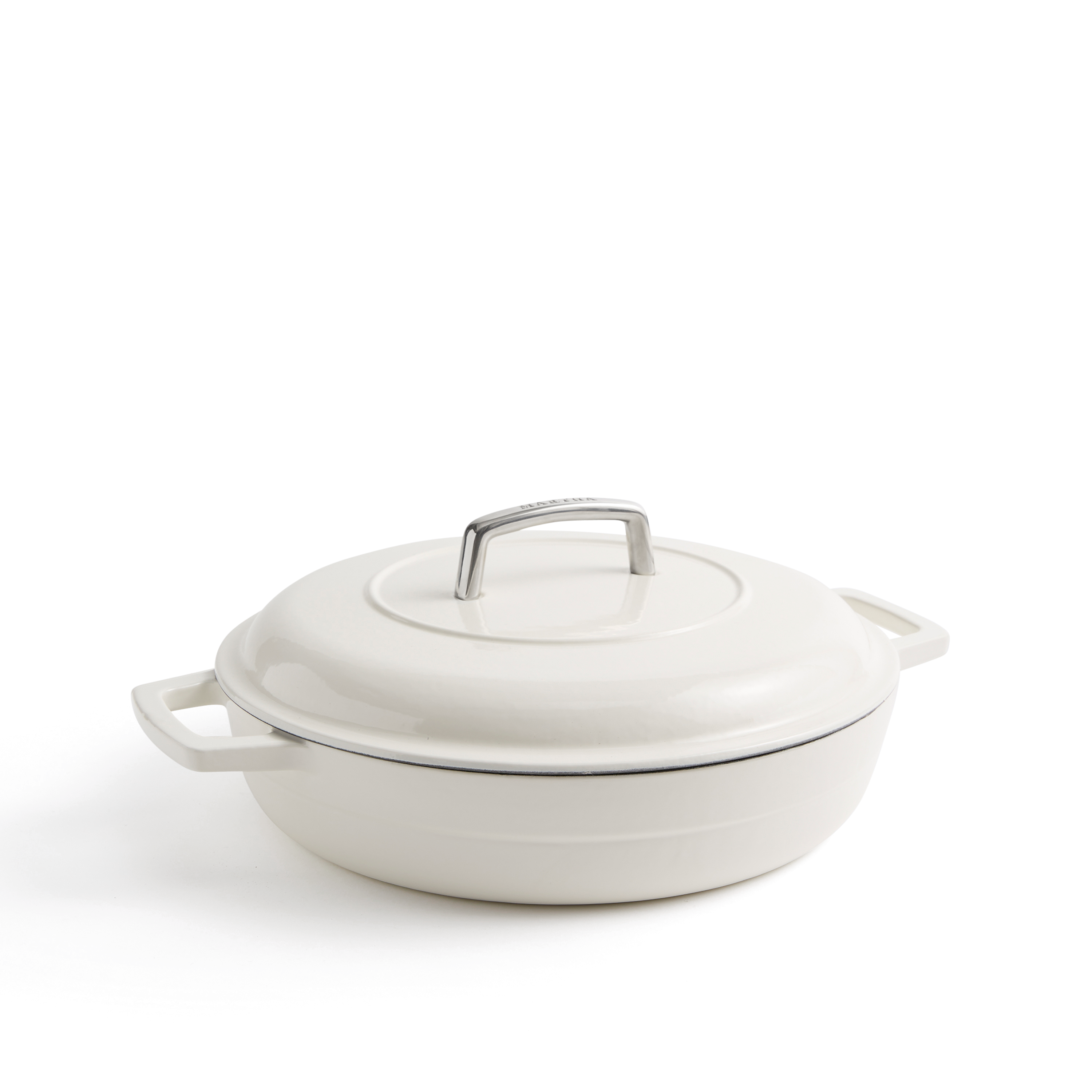 Martha Stewart Signature 3.5-Quart Enameled Cast Iron Braiser w/ Lid