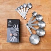 Babish 10-Piece Stainless Steel Measuring Cups & Spoons Set