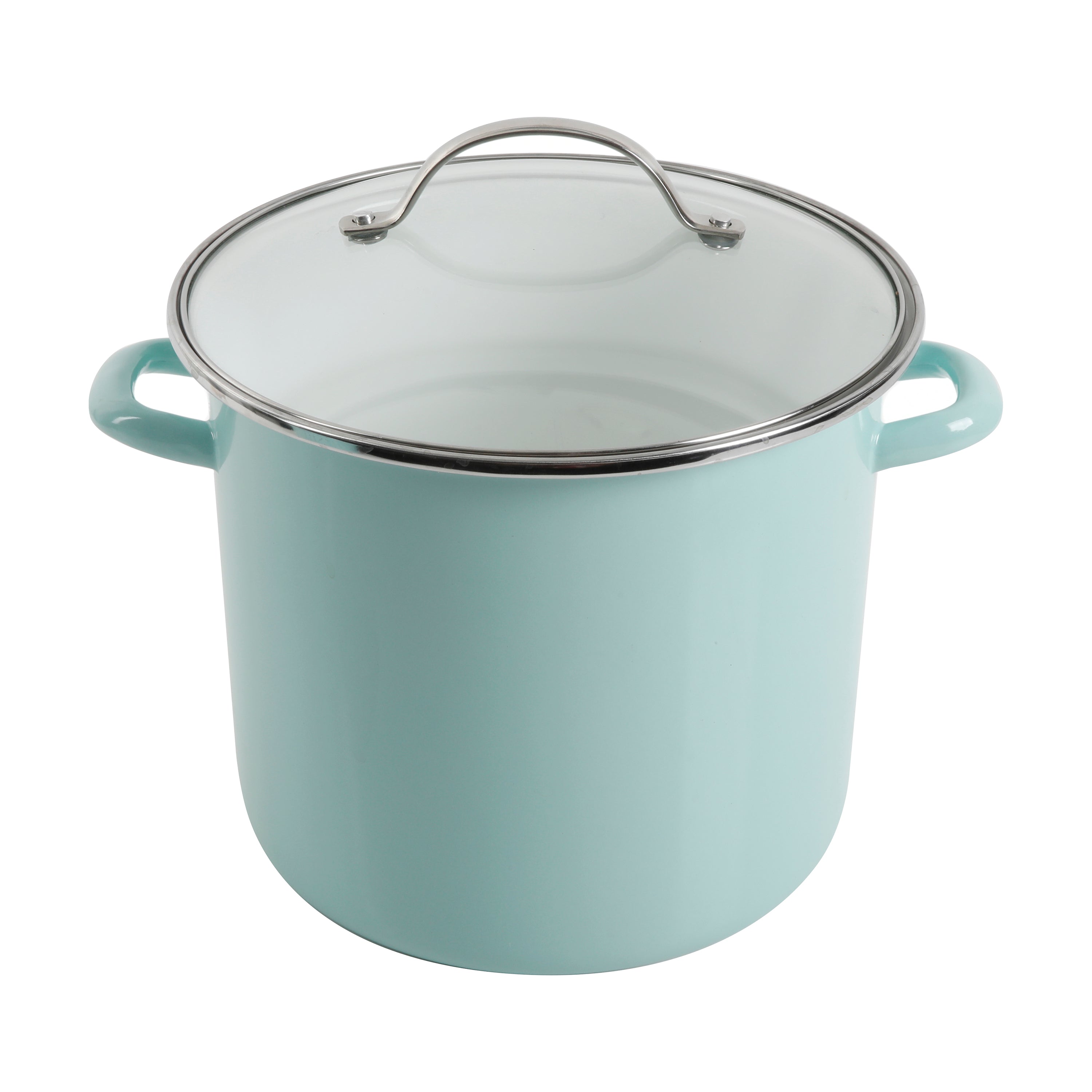 Martha Stewart Thayer 8-Quart Enamel on Steel Stock Pot w/ Steamer Insert