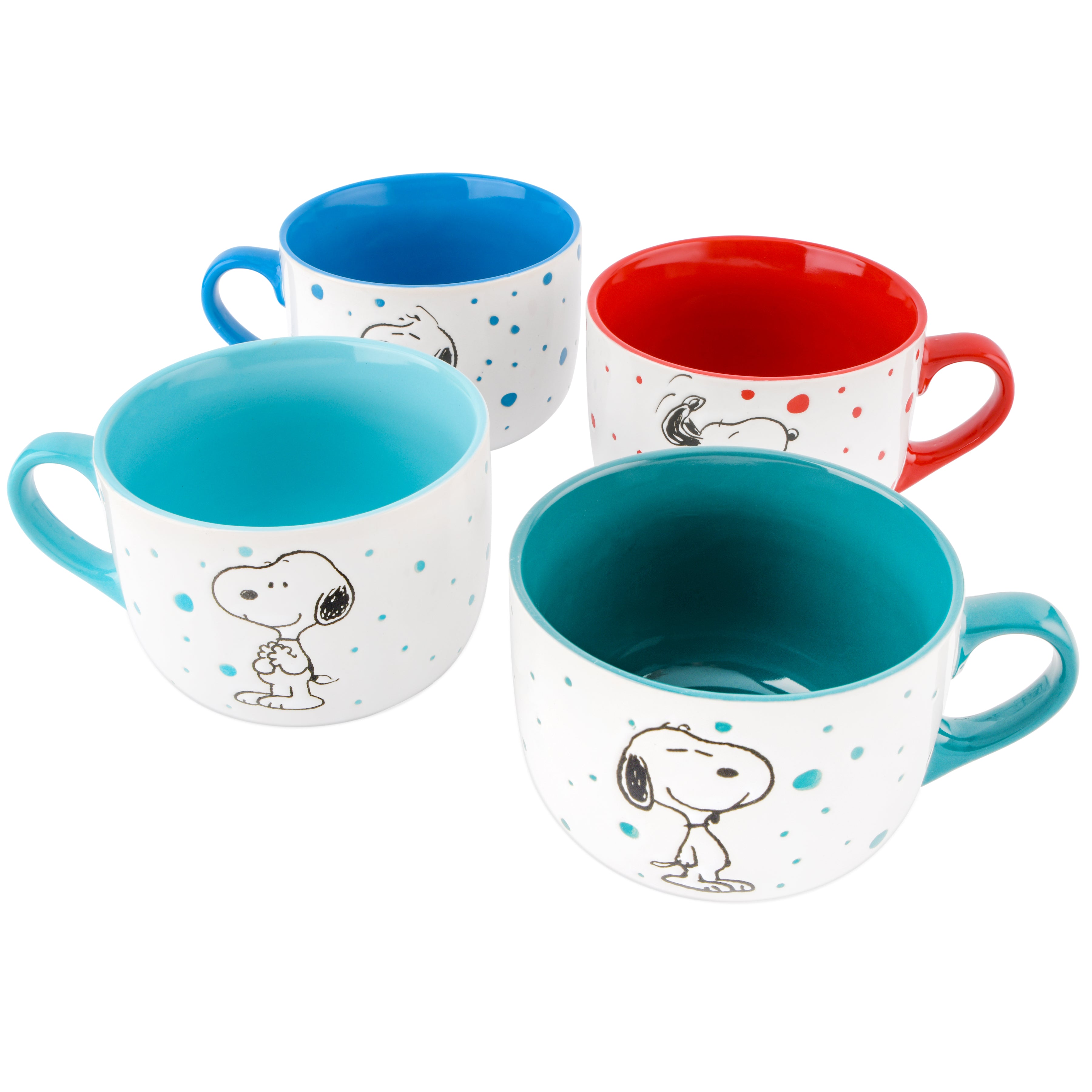 Peanuts Freckled Joy 4-Pack 25oz Soup Bowls w/ Lids