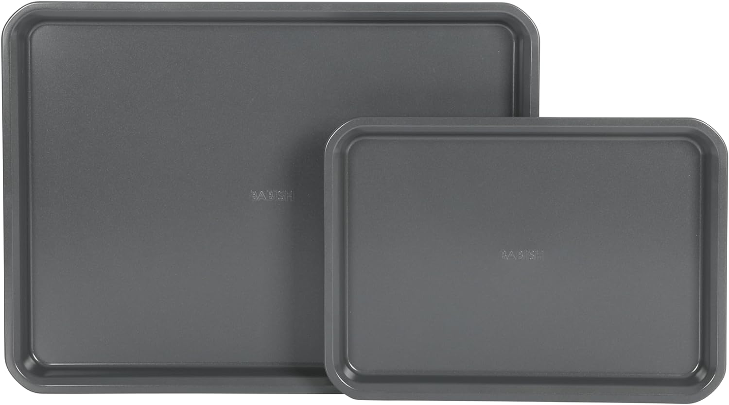 Babish 2 Piece Carbon Steel Baking Sheet - Half Sheet & Quarter Sheet