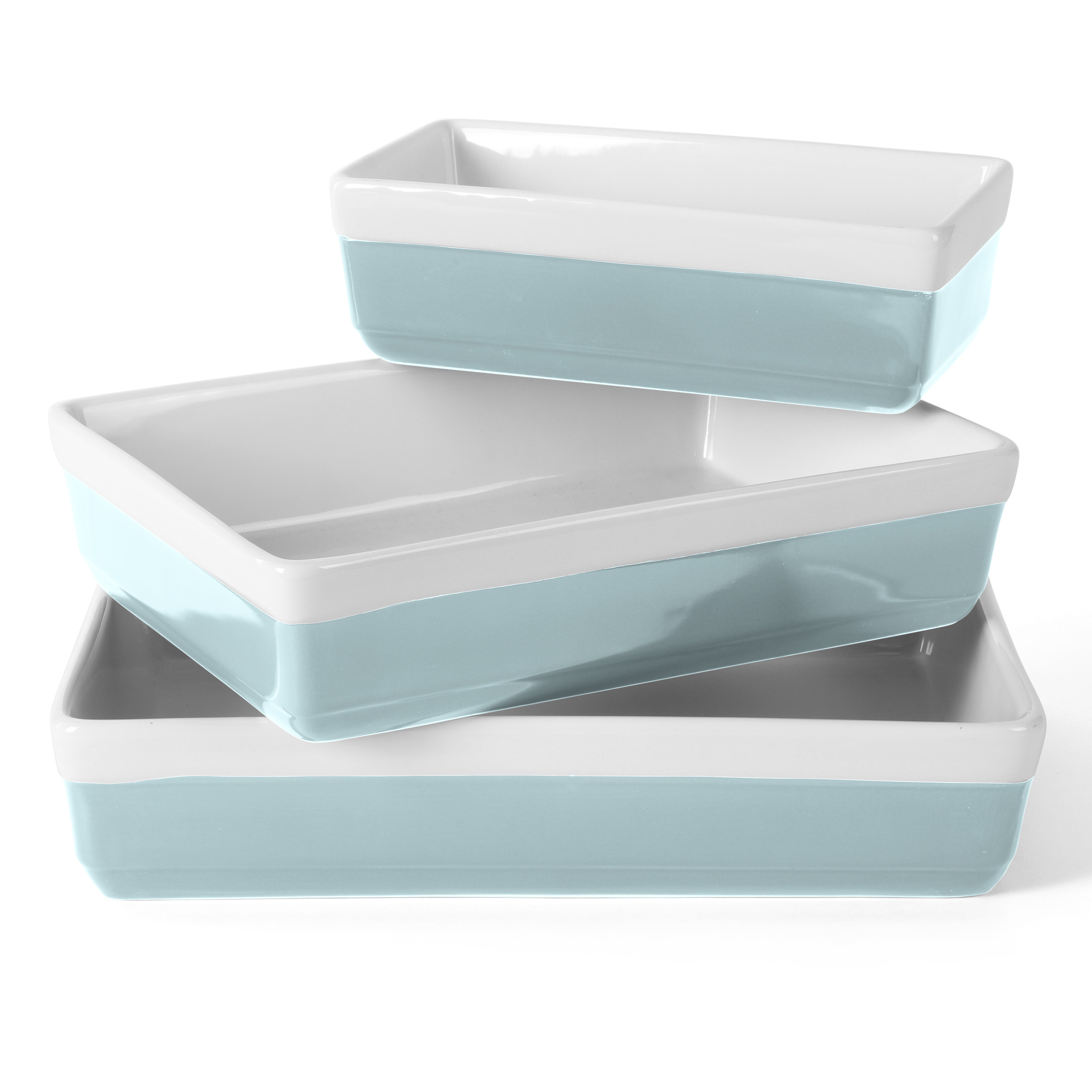 Martha Stewart 3-Piece Oven to Table Stoneware Baker Set