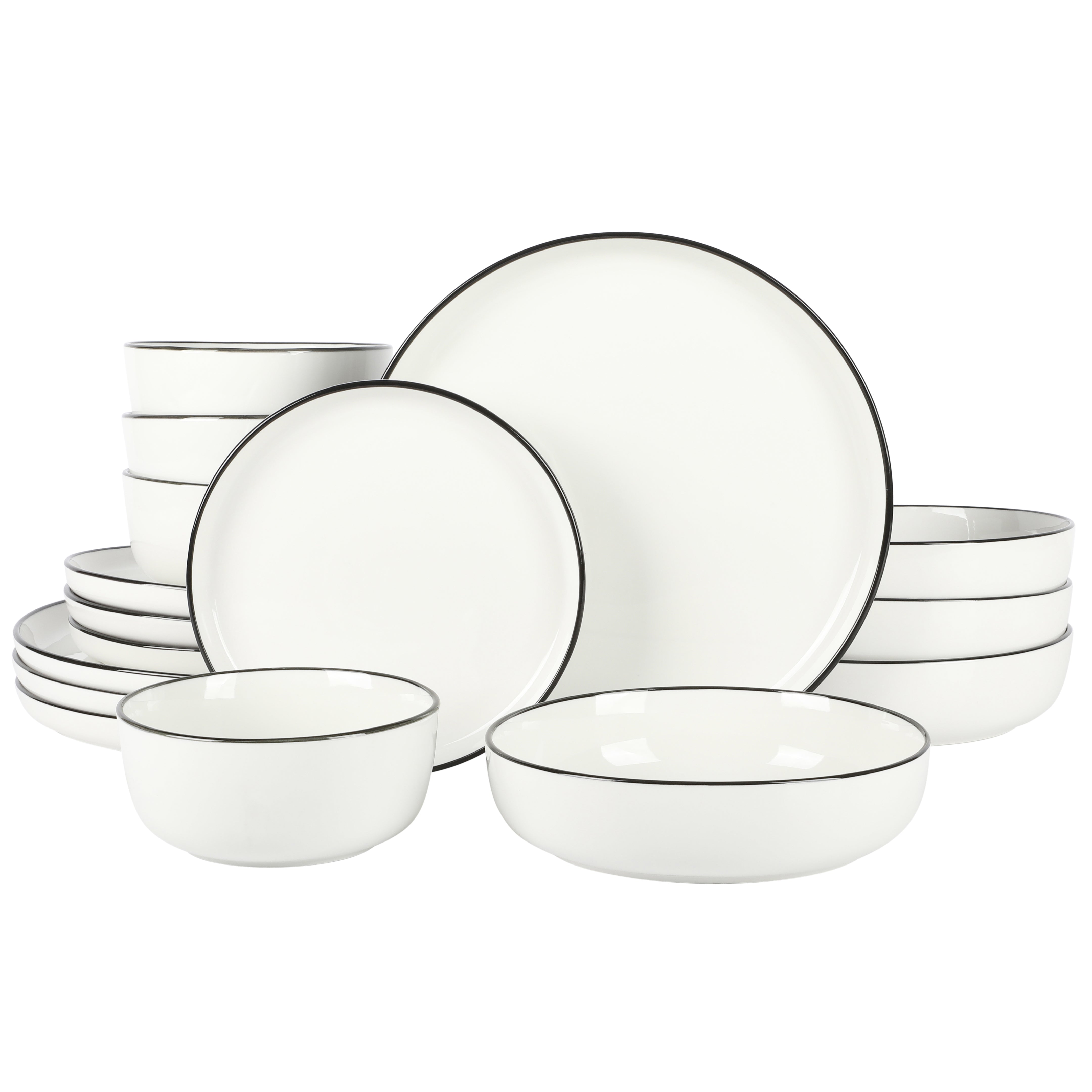 Gibson Home Oslo 16-Piece Porcelain Dinnerware Set
