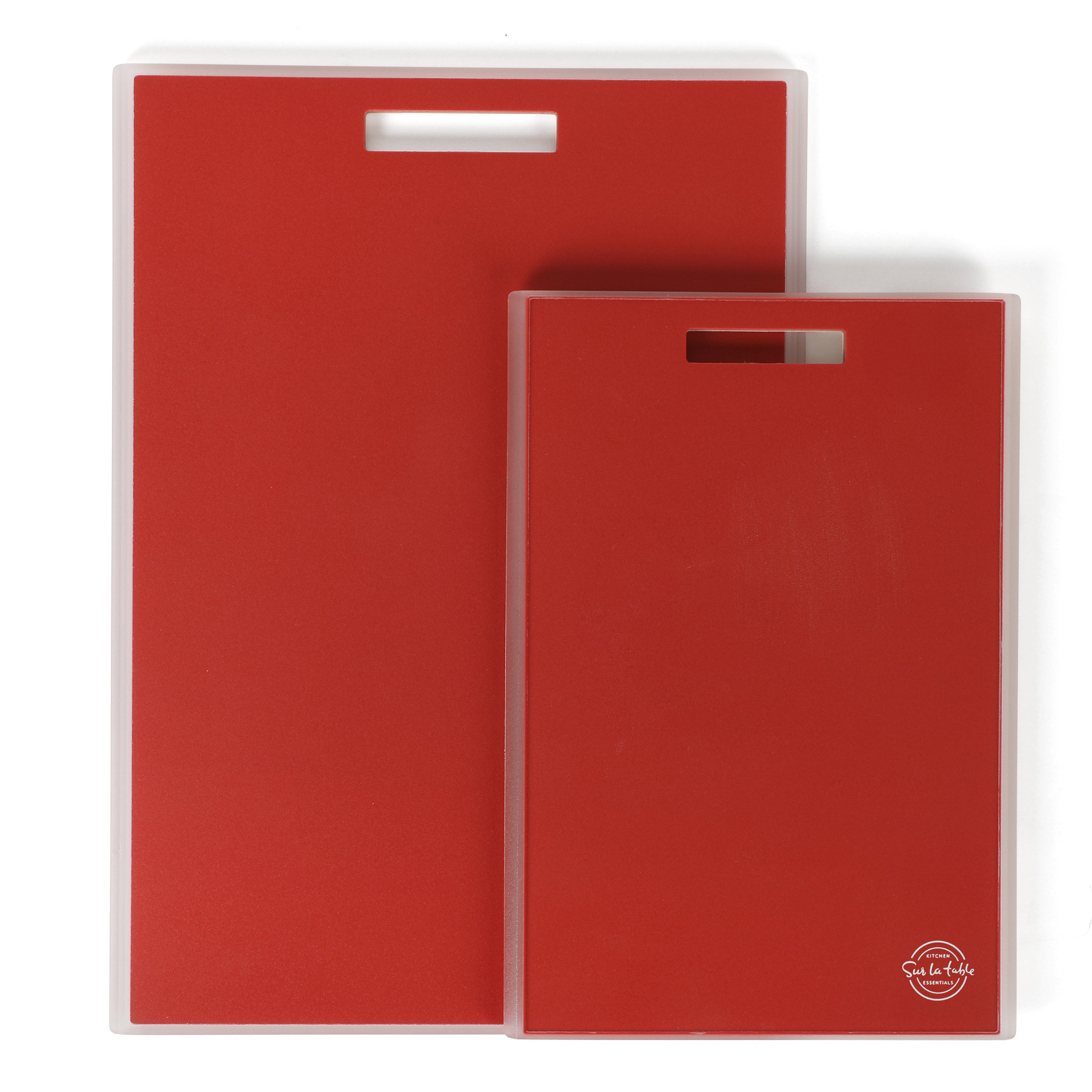 Sur La Table Kitchen Essentials 2-Piece (17" x 12" & 13" x 9") Polypropylene Cutting Board Set