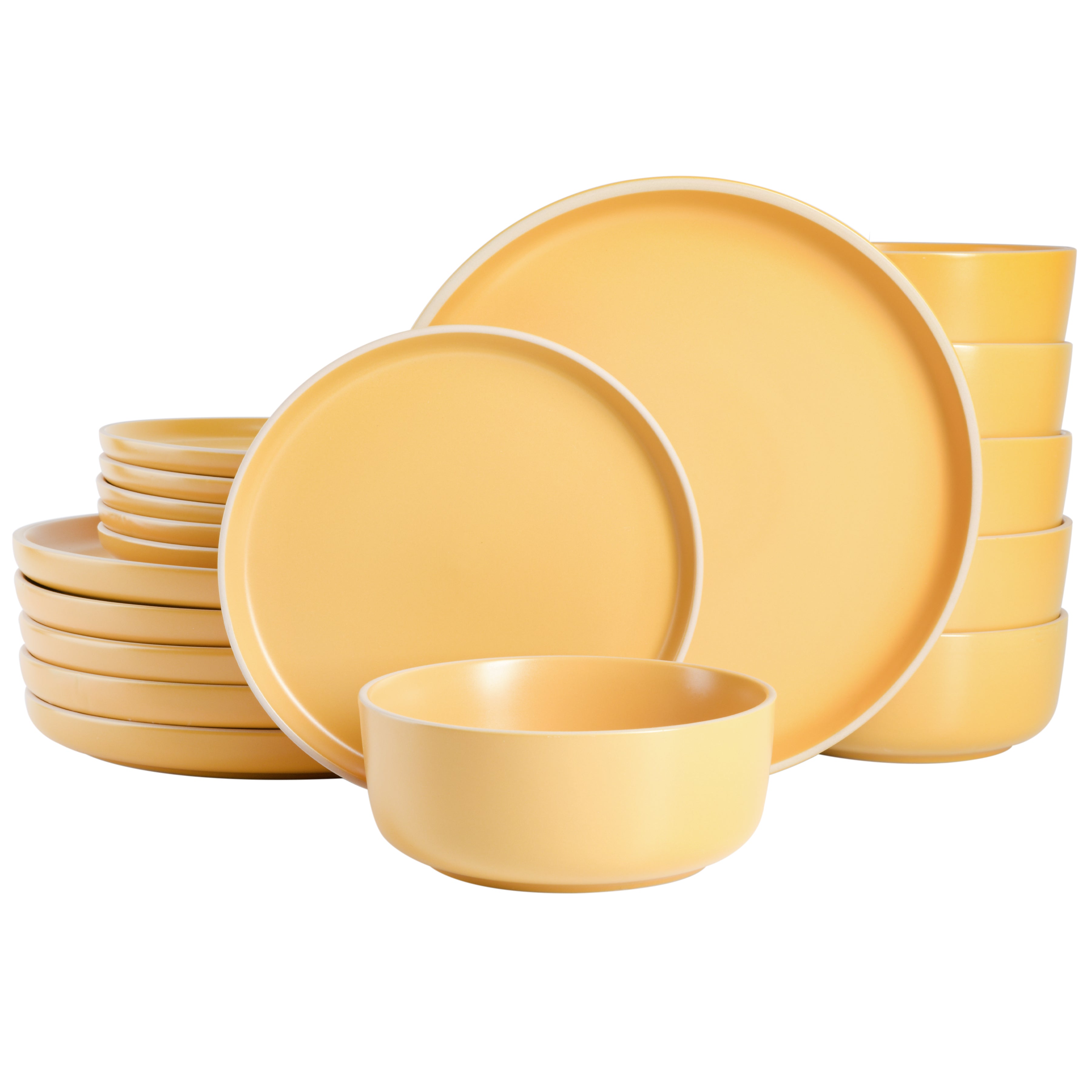 Gibson Home Zuma 18-Piece Stoneware Dinnerware Set