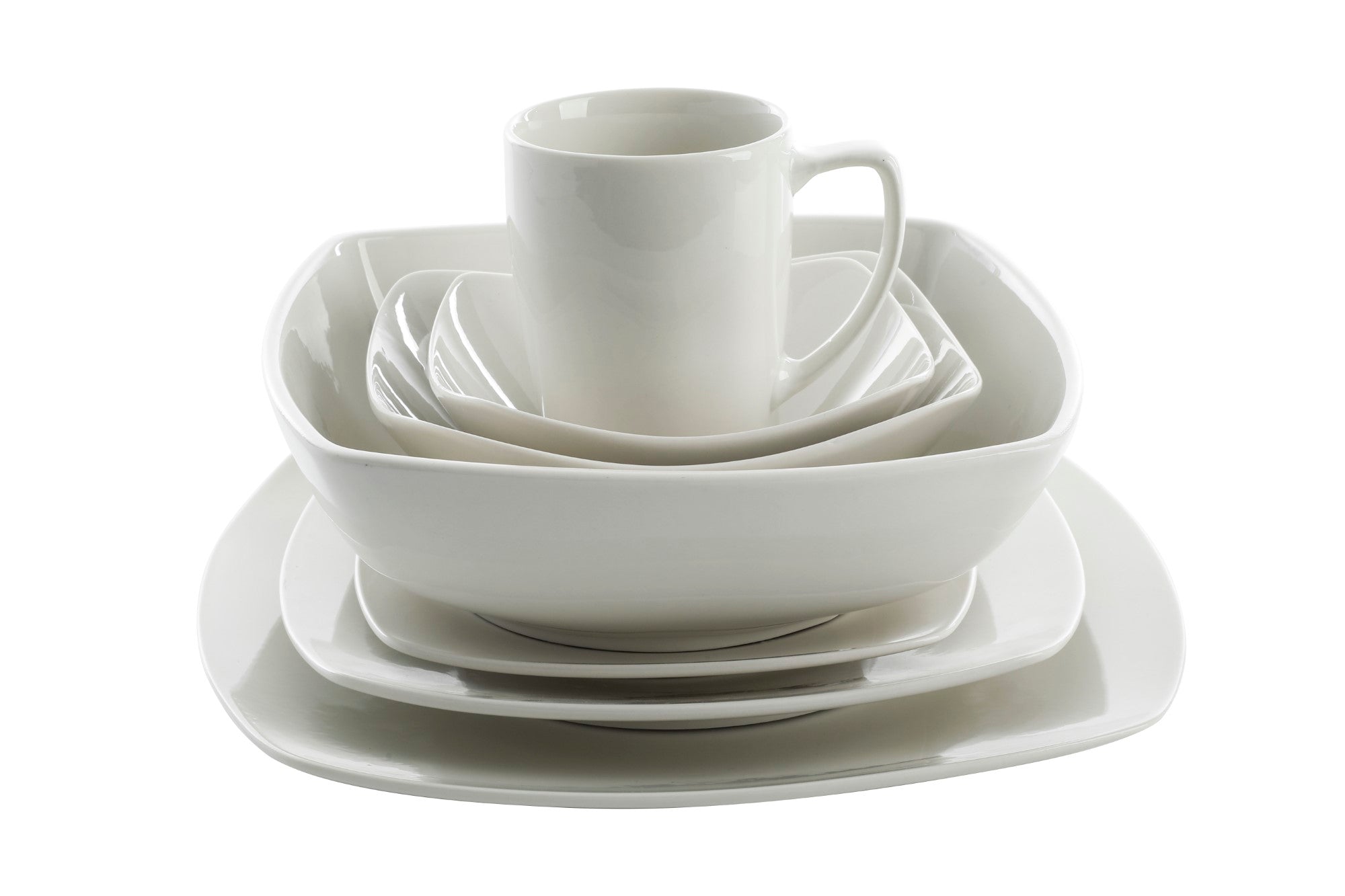 Gibson Home Zen Buffet 39-Piece Porcelain Expanded Dinnerware Set