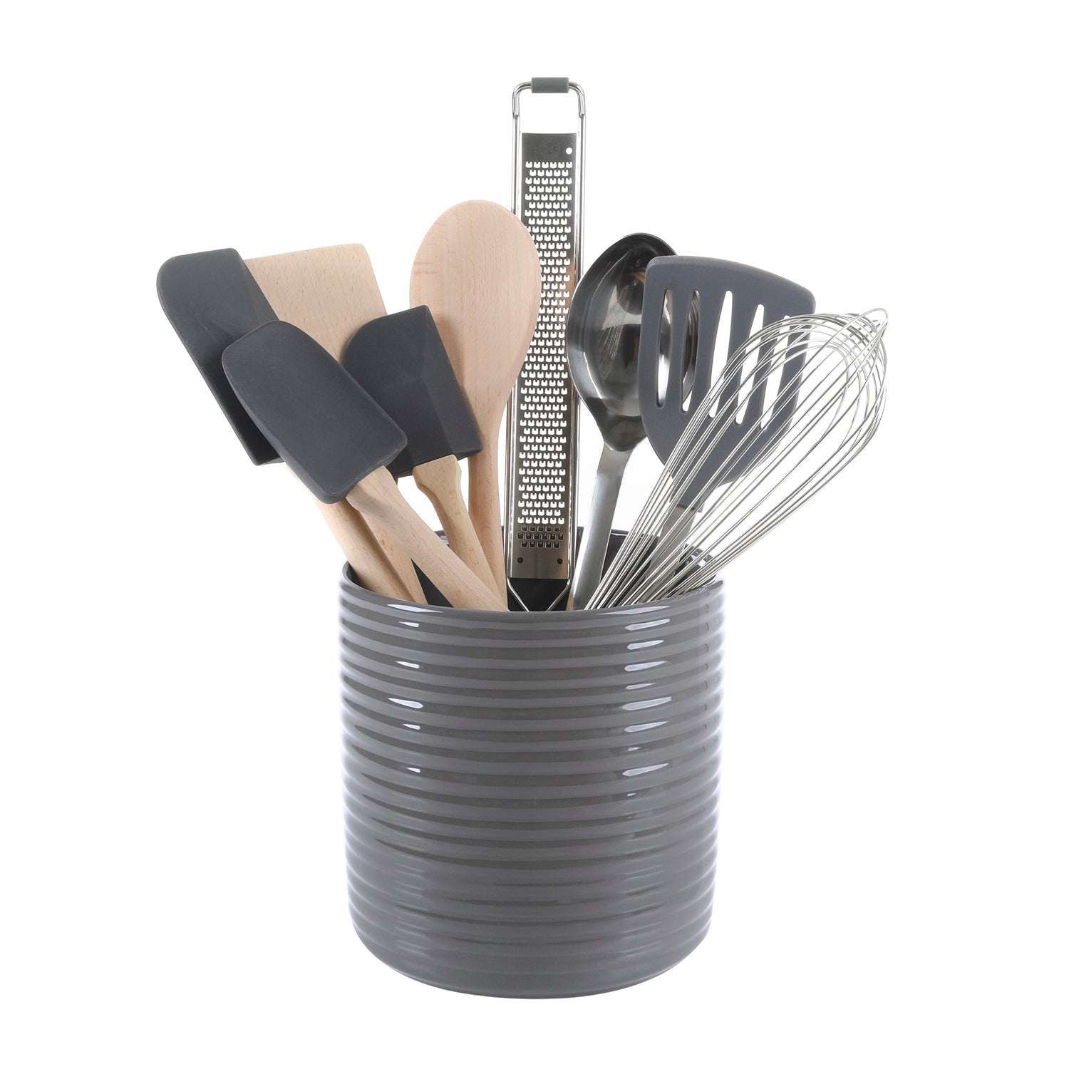 Martha Stewart 10-Piece Tools and Gadget Set w/ Ceramic Crock