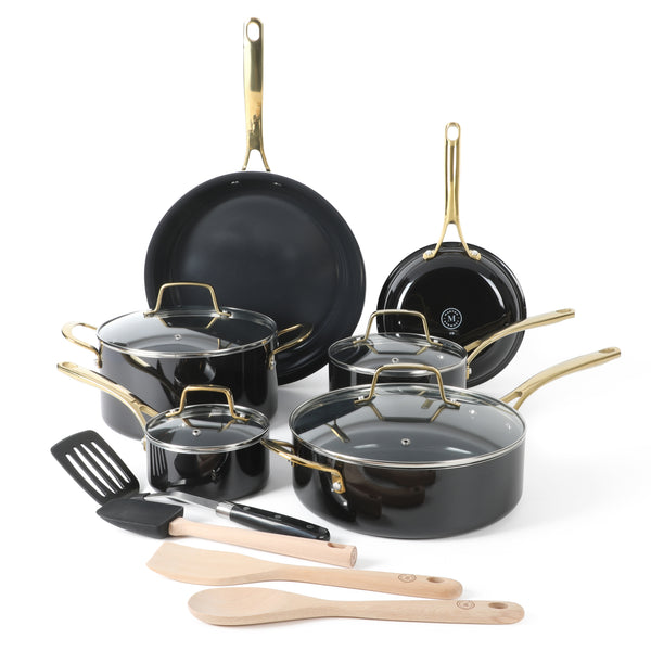 Martha Stewart 14piece cookware set - Teal - Orients Kitchen