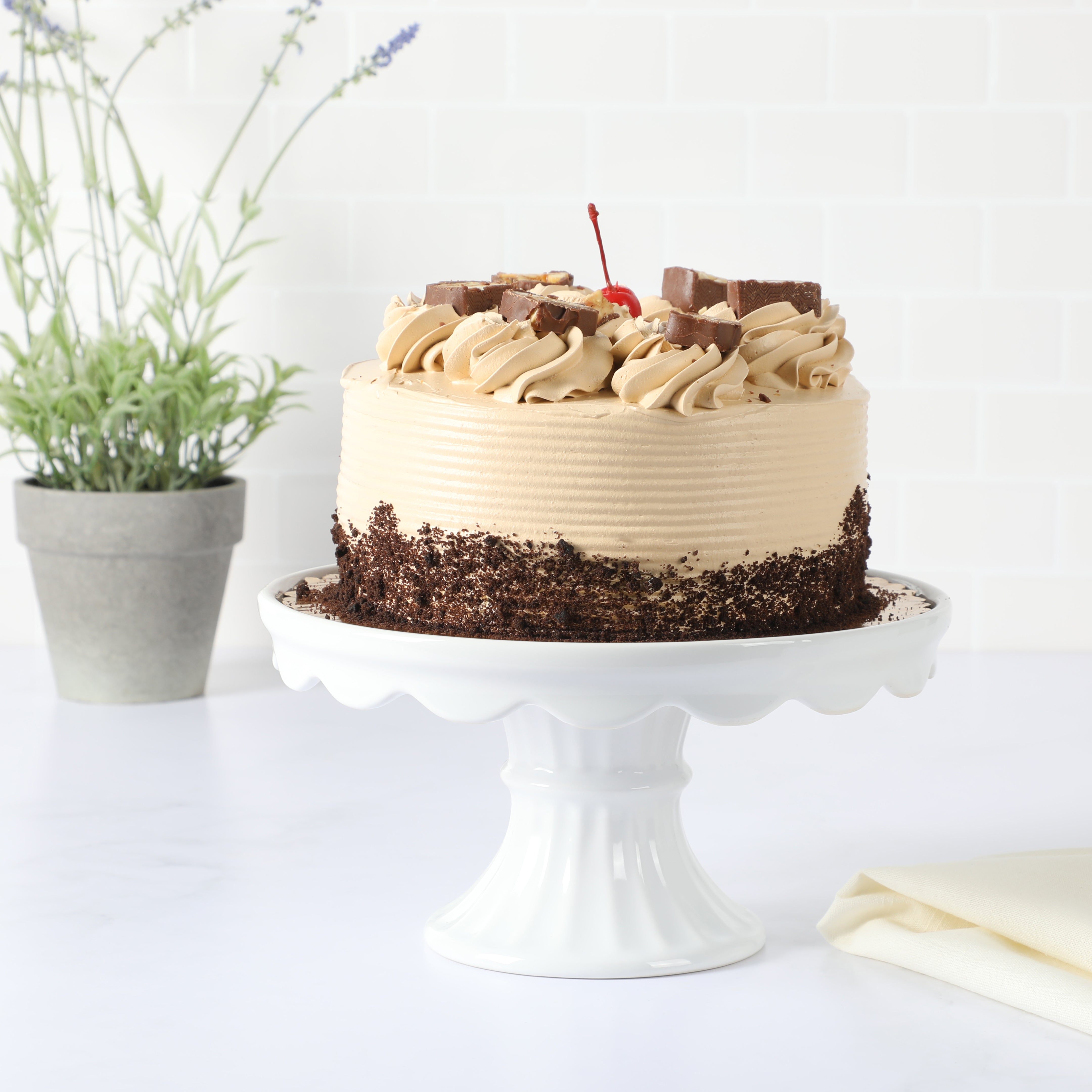 20/23.5/27/29.5cm Round Cake Stand Bamboo Wood Cake Rack Base Dessert Stand  Cake