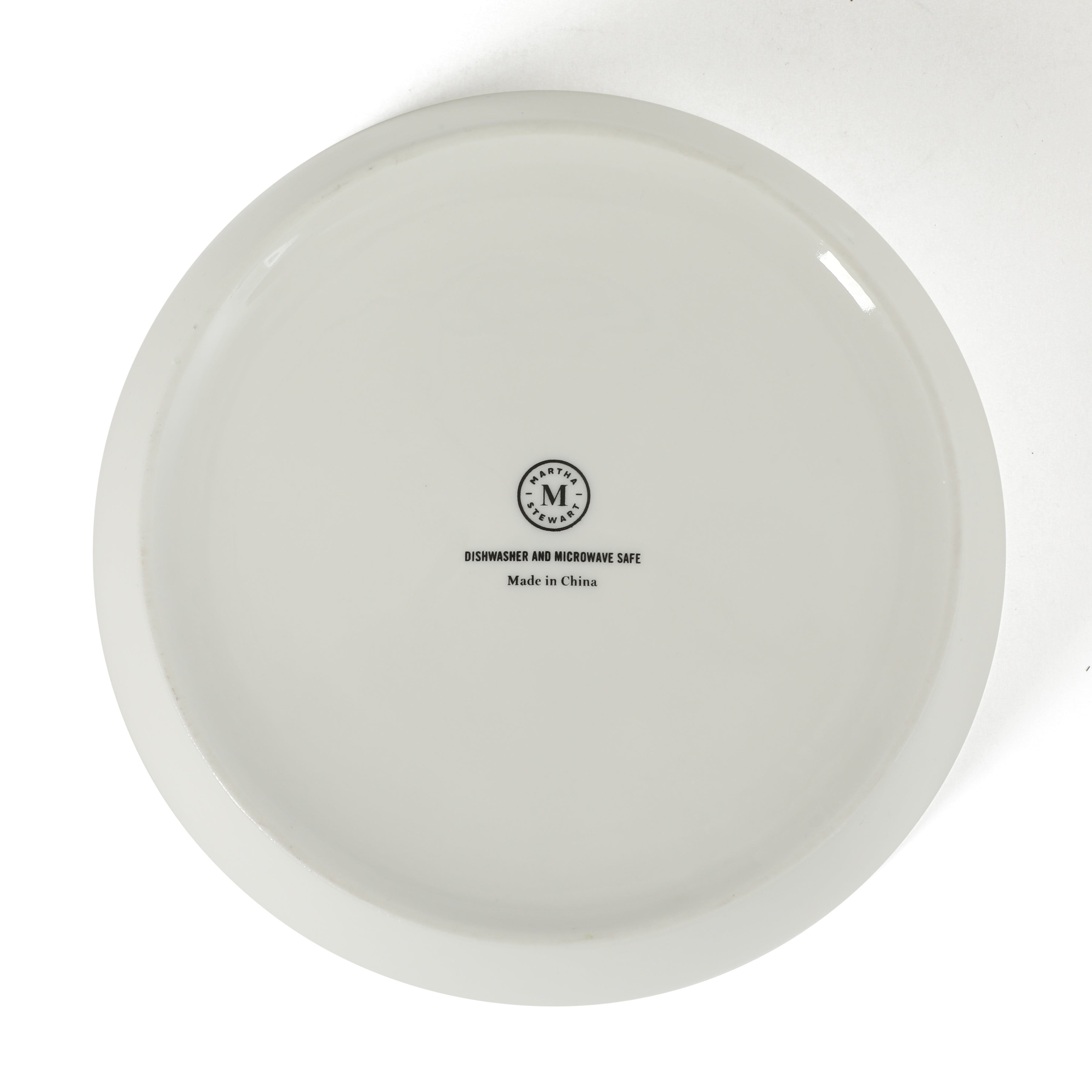 Martha Stewart Selma 6-Piece 41oz 8 Inch Large Pasta Bowls Porcelain Ceramic Chip and Scratch Resistant Shallow Salad  Bowl, Serving Bowls, Soup Bowls Set, Dishwasher & Microwave Safe White