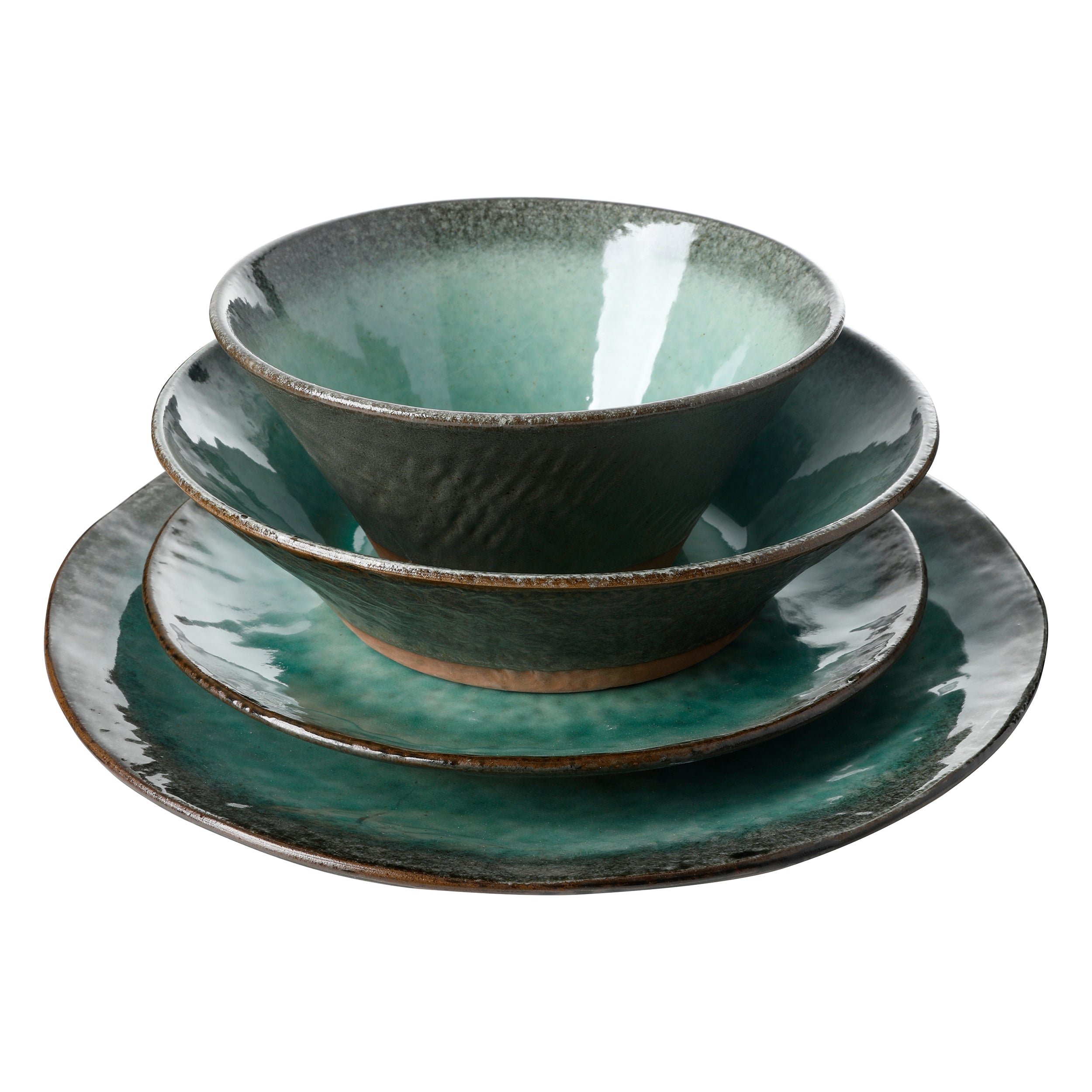 Teal plate outlet set