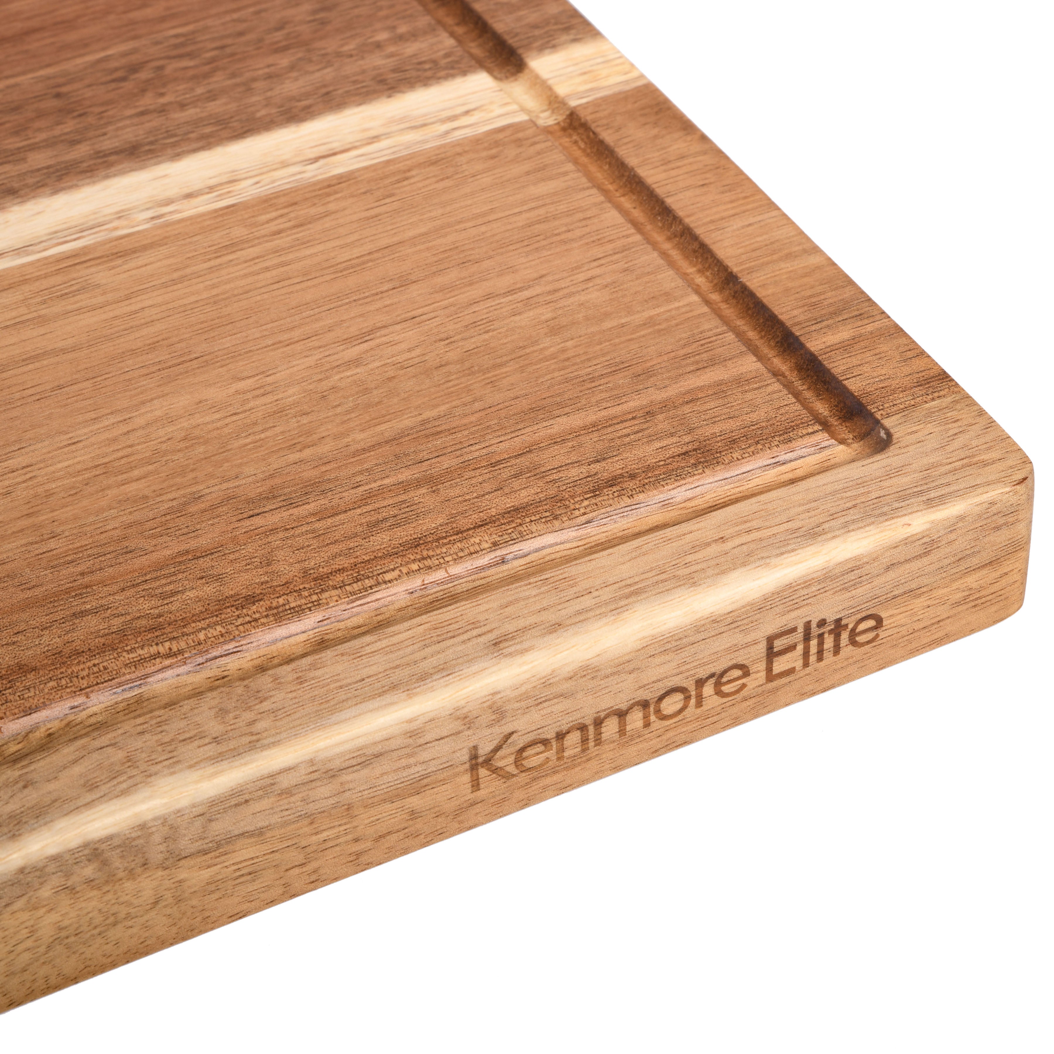 Kenosha Heavy Duty Acacia Wood Extra Large Cutting Board - Thumbnail 4