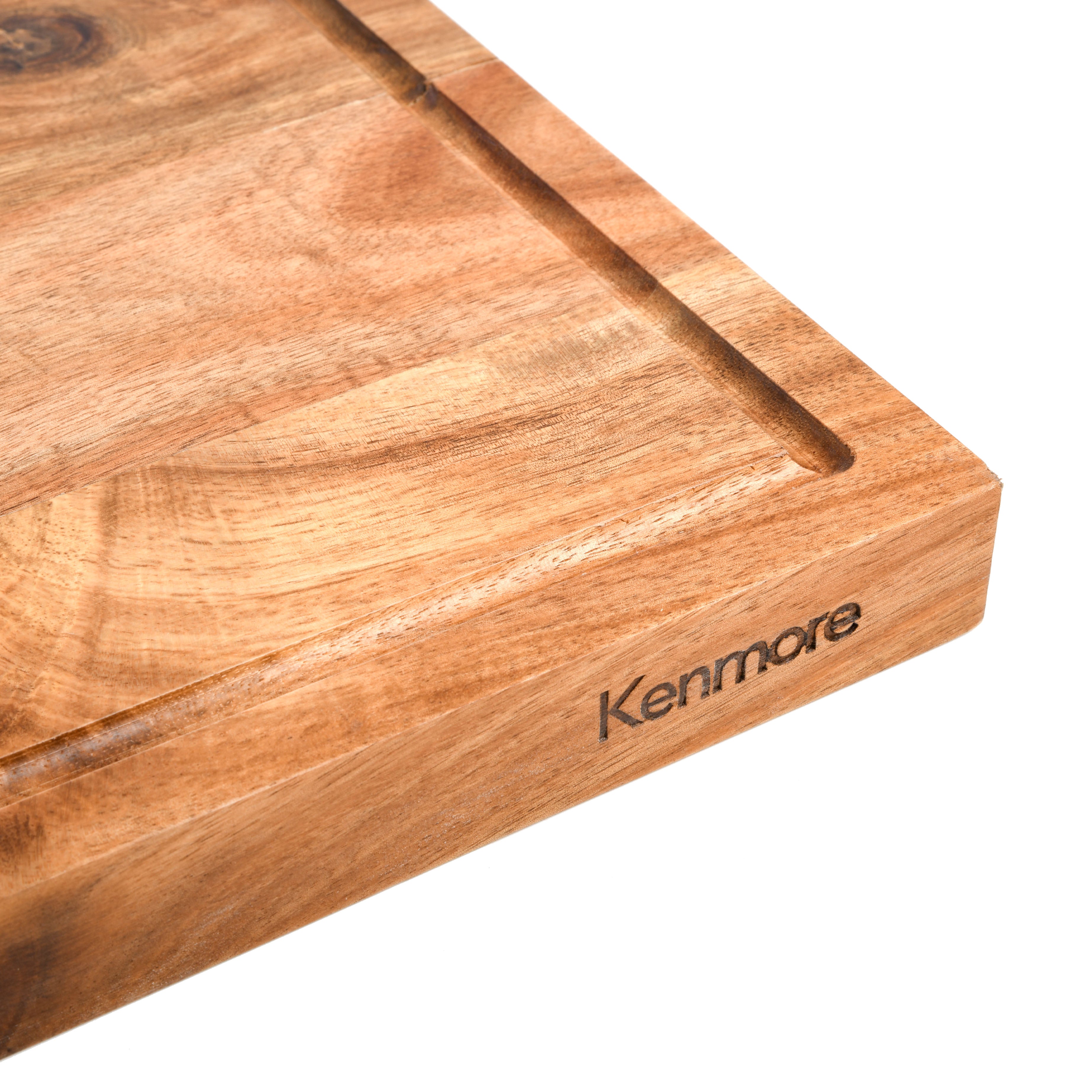 Kenmore Archer 18" x 12" Acacia Wood Cutting Board