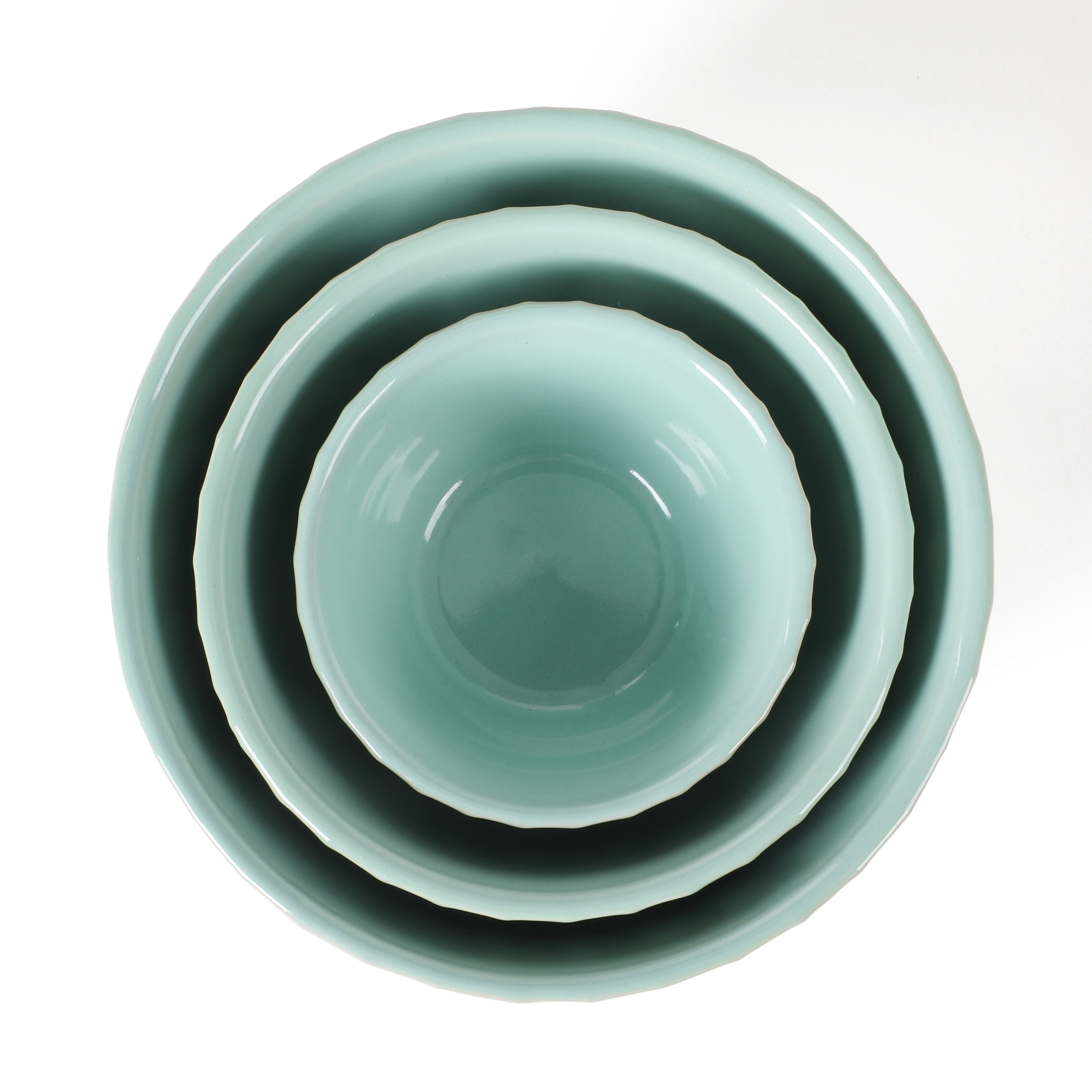 Martha Stewart Robindale 3.3 Quart Blue Mixing Bowl