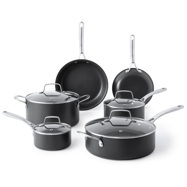 Arthur Martin AM167S Removable Cookware 10pcs Aluminium Coating, Non-Stick Coating, Removable Handle, All Cookers Including Induction - View #3