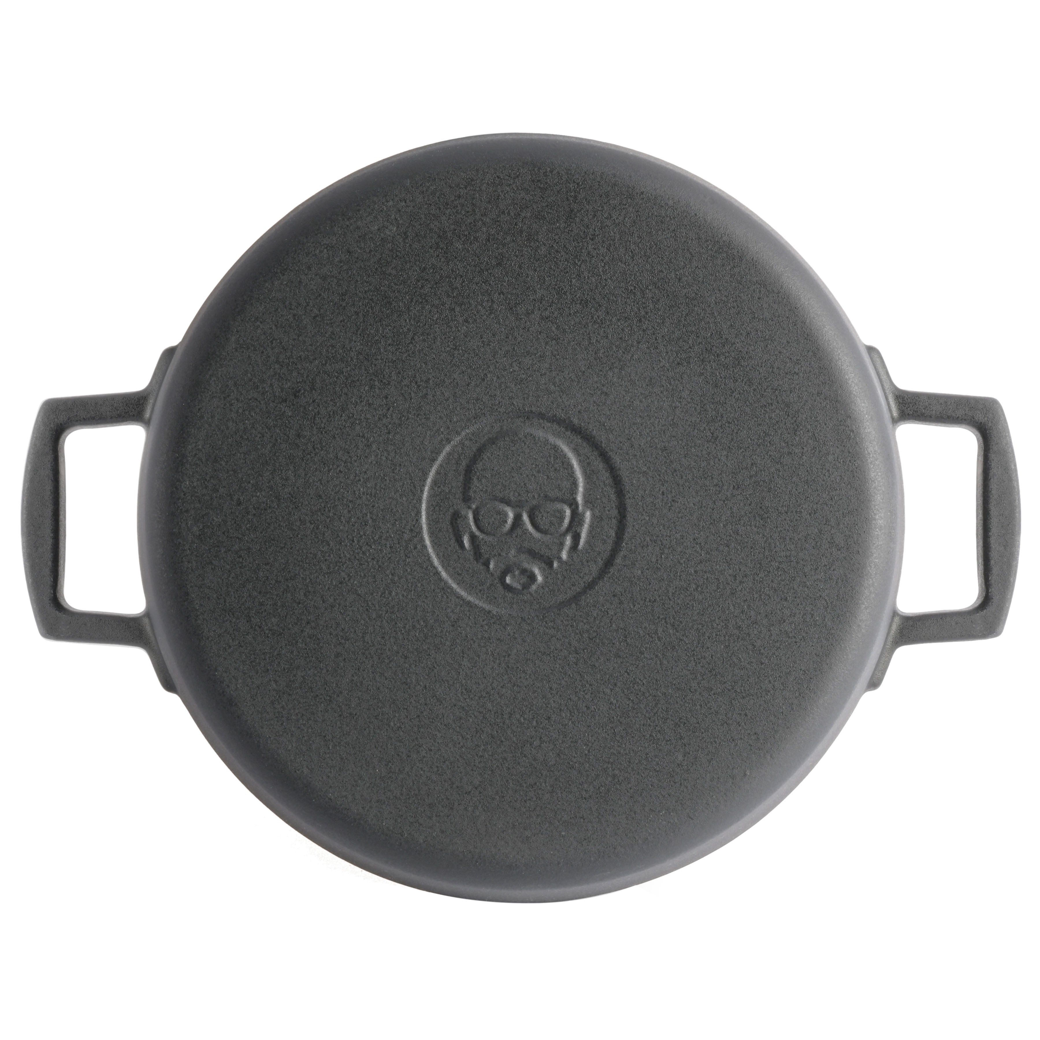 Babish 6-Quart Round Matte Enamel Cast Iron Dutch Oven Pot With Lid