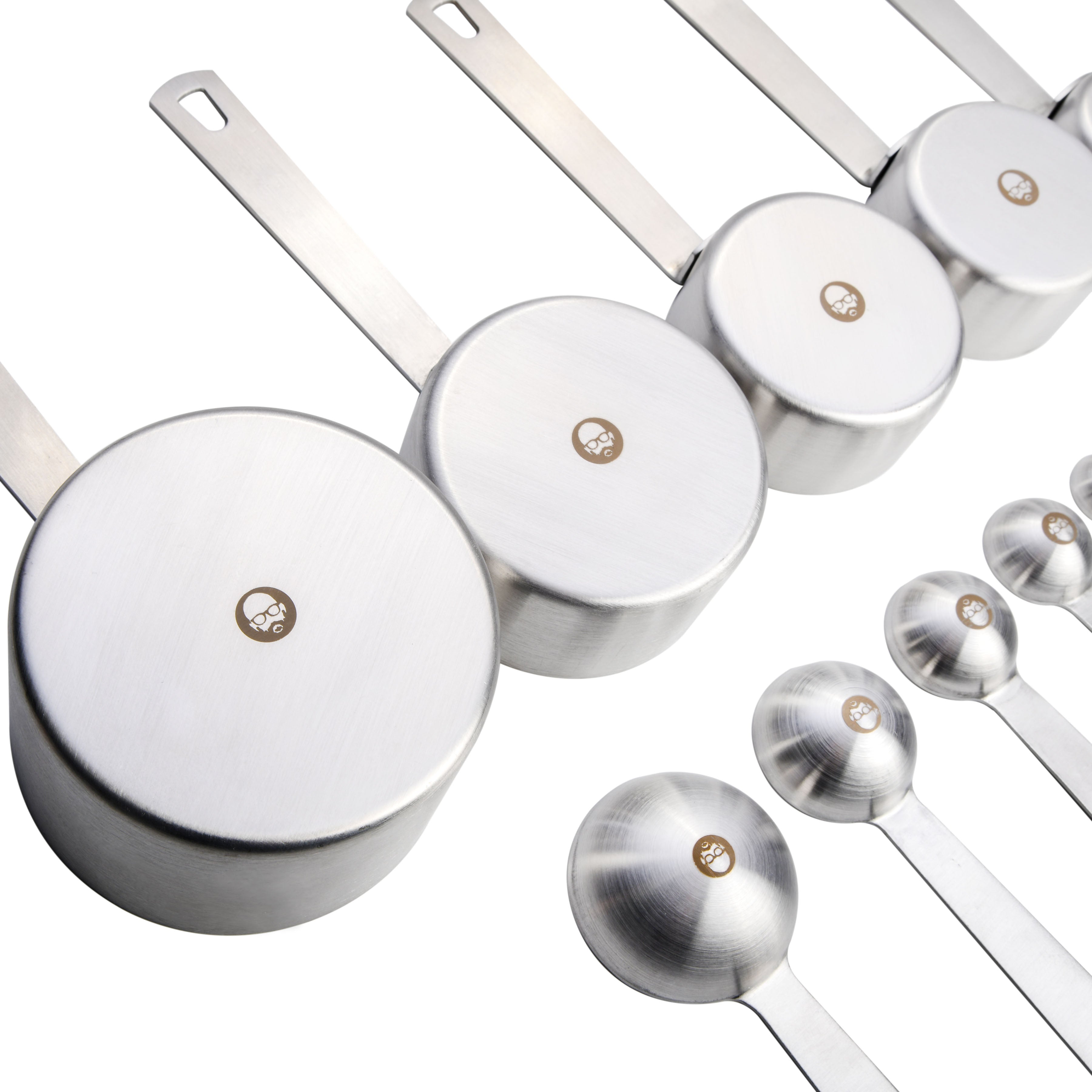 Babish 10-Piece Stainless Steel Measuring Cups & Spoons Set