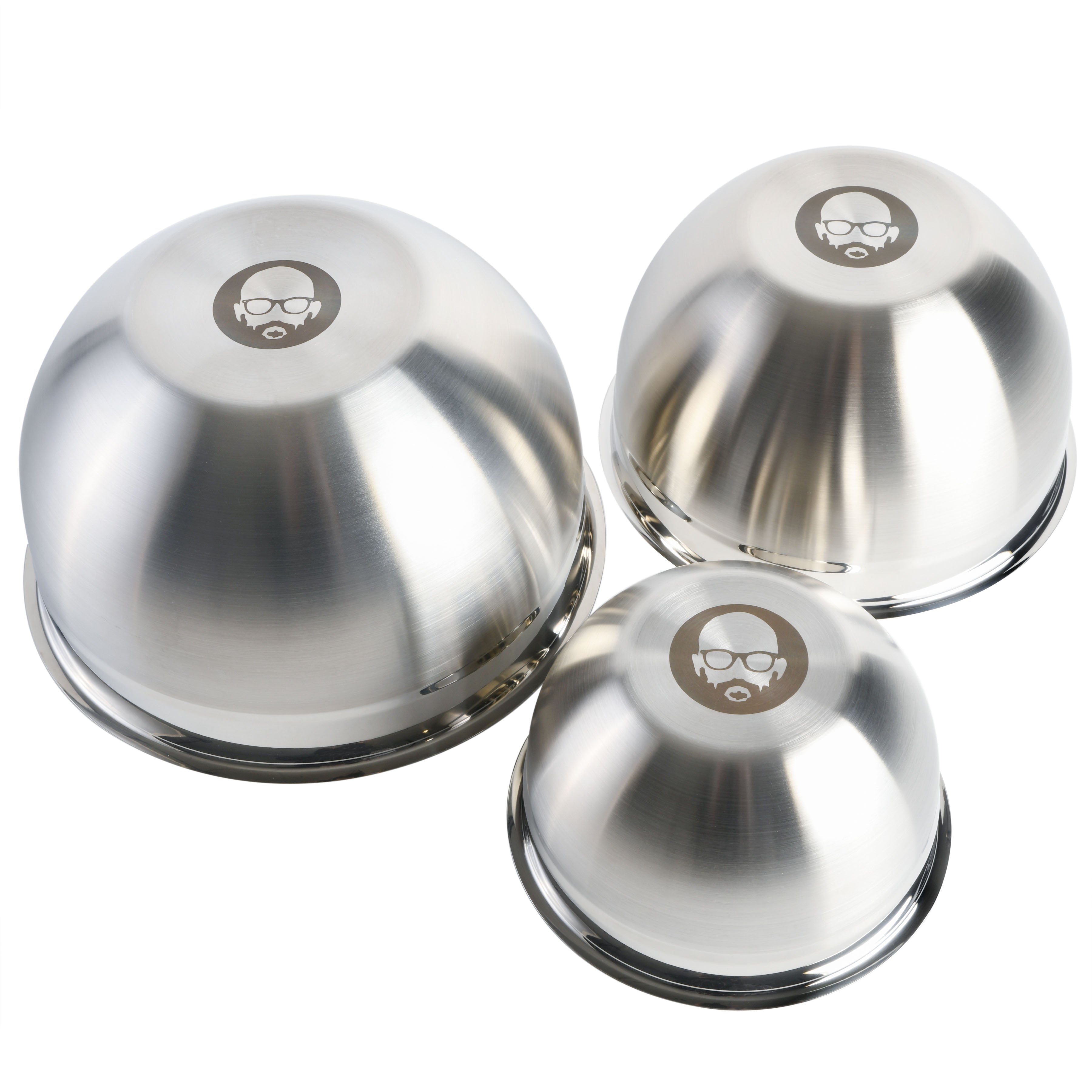 Babish Bowls, Mini Prep, Stainless Steel - 4 bowls