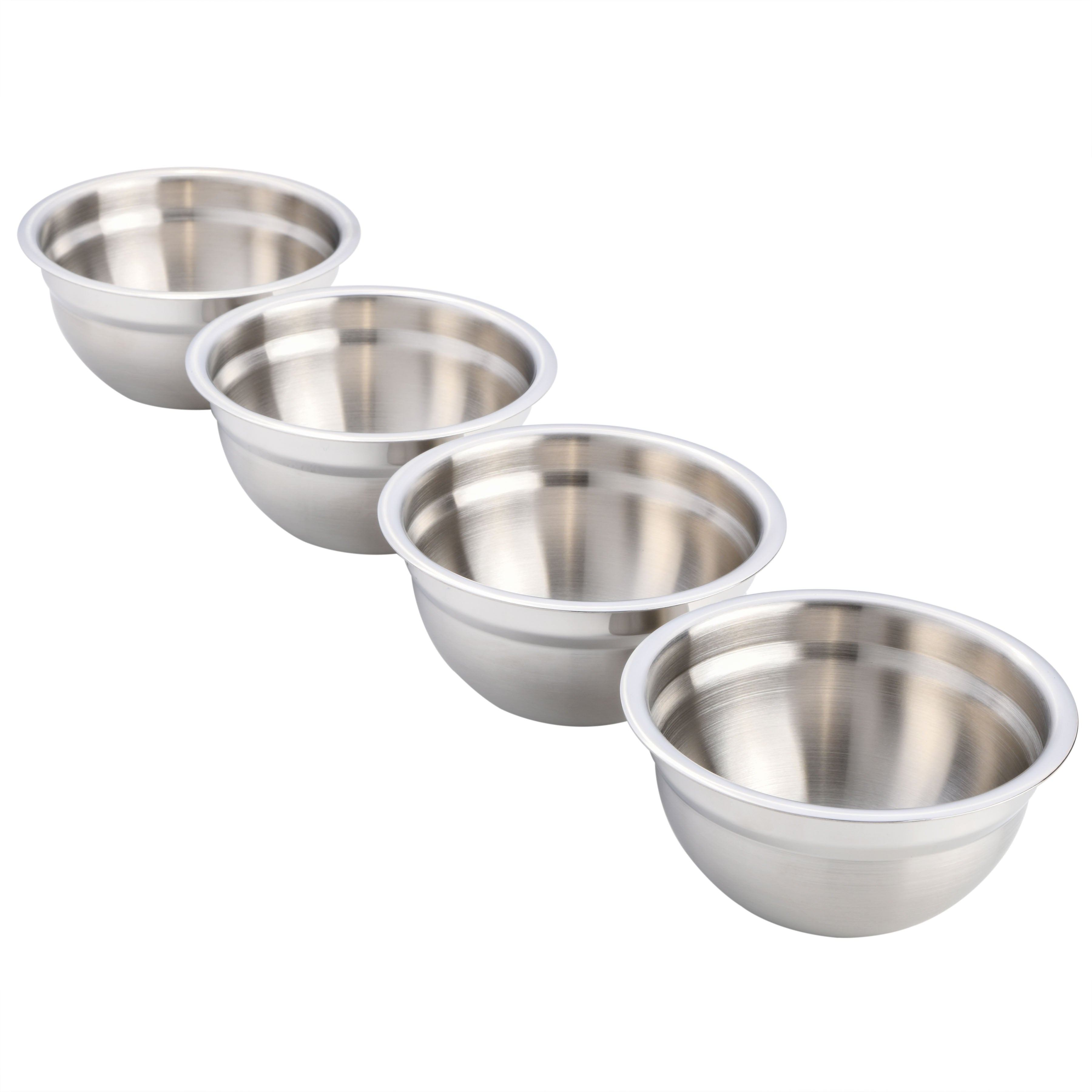 4-Piece Stainless Steel Bowls