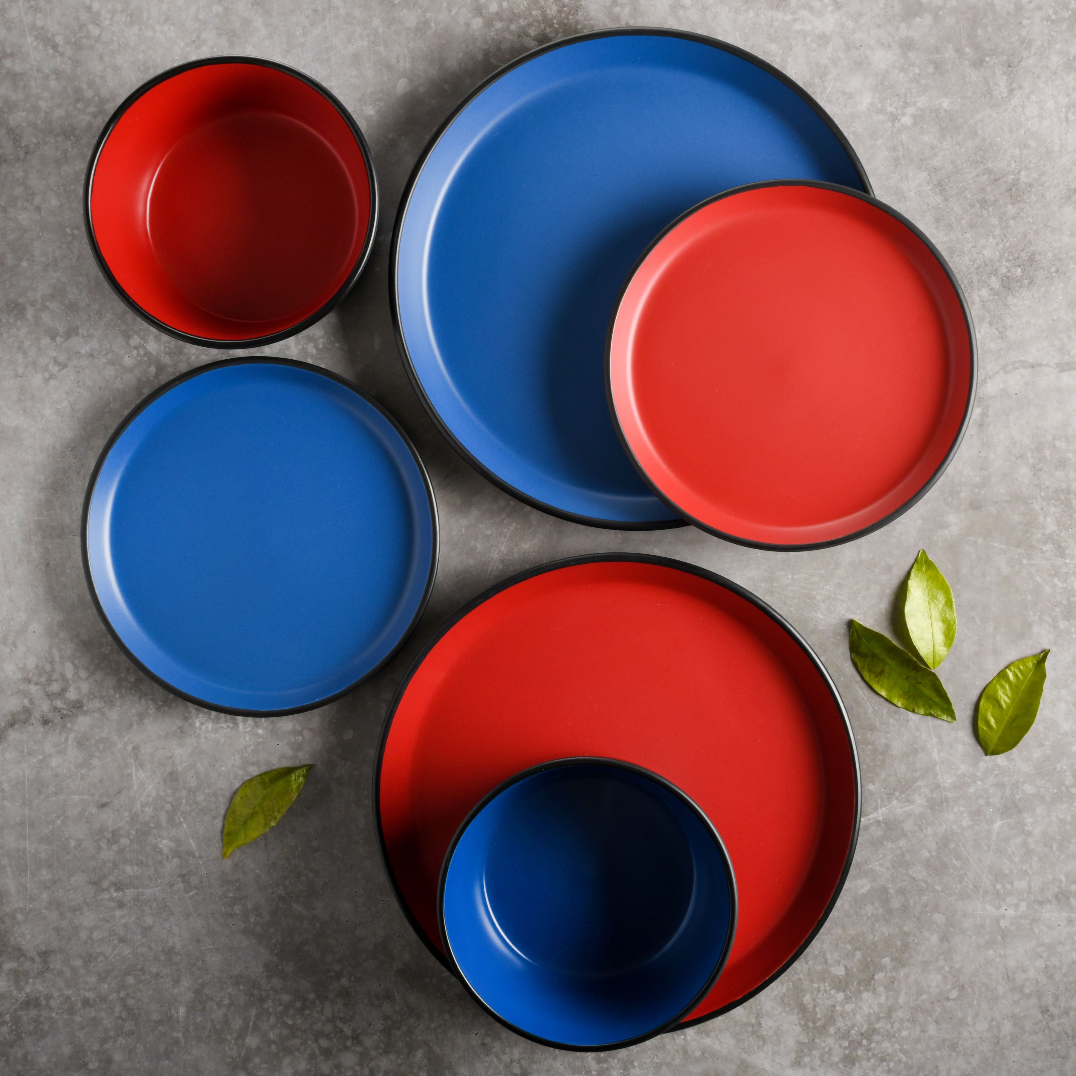Gibson Home Sofia 12-Piece Coupe Matte Glaze Stoneware Dinnerware Set