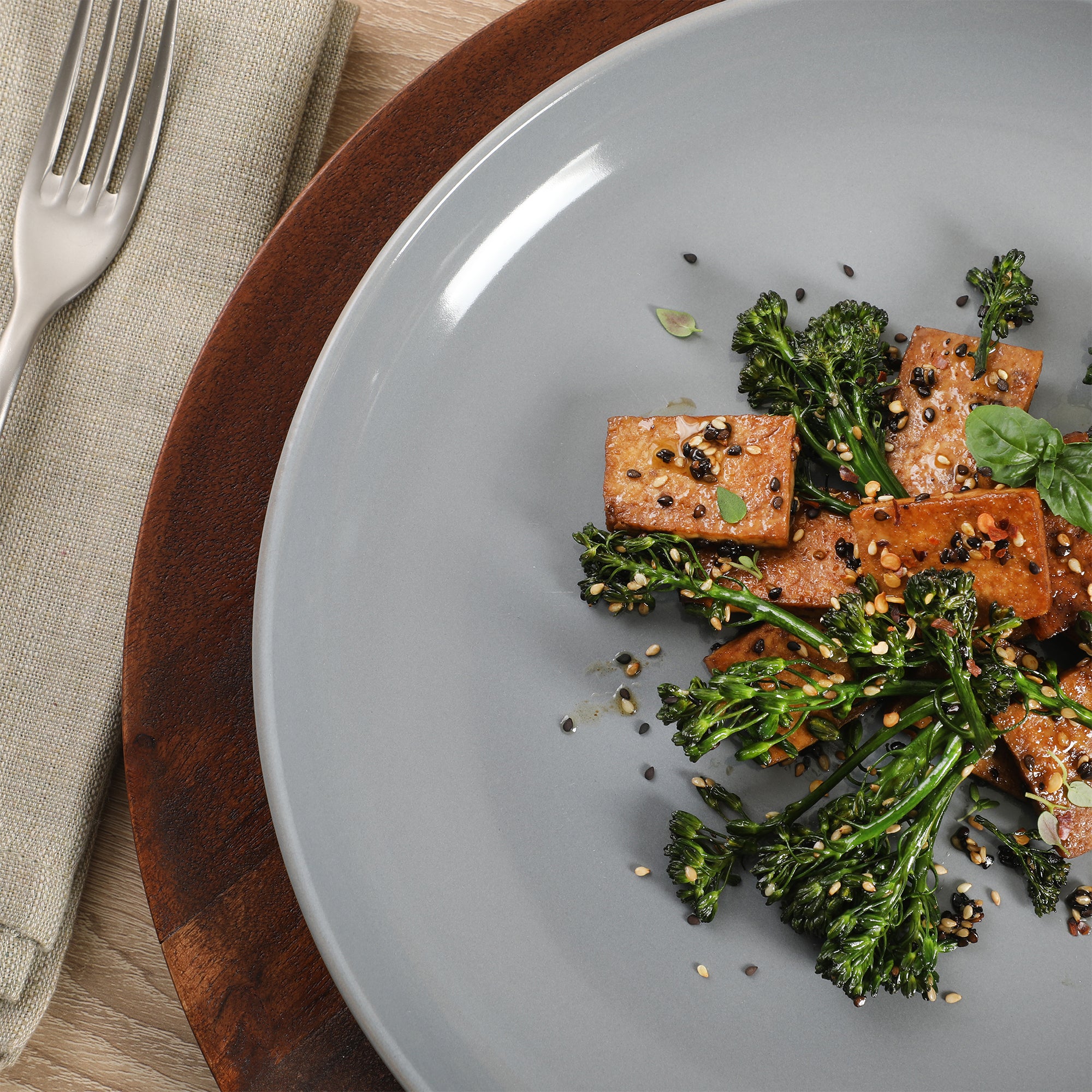 Gibson Home Rockaway 12 Piece Plates and Bowls Matte Outside/Shiny Inside Glaze Service for 4 Dinnerware Set - Brown - Dishwasher and Microwave Safe