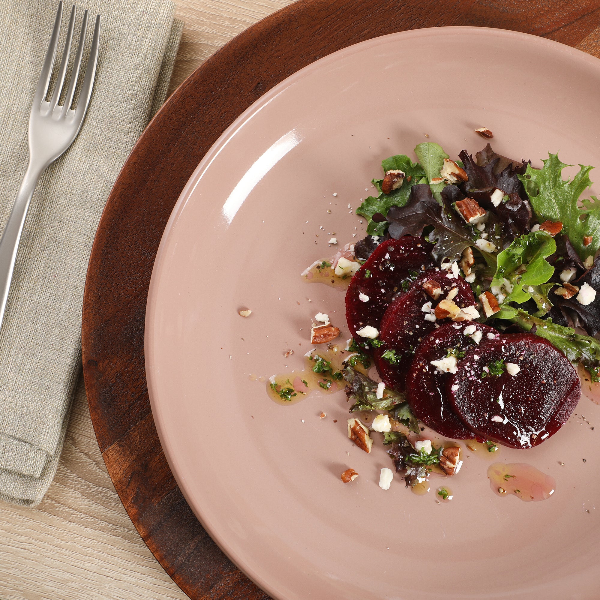 Gibson Home Rockaway 12 Piece Plates and Bowls Matte Outside/Shiny Inside Glaze Service for 4 Dinnerware Set - Brown - Dishwasher and Microwave Safe