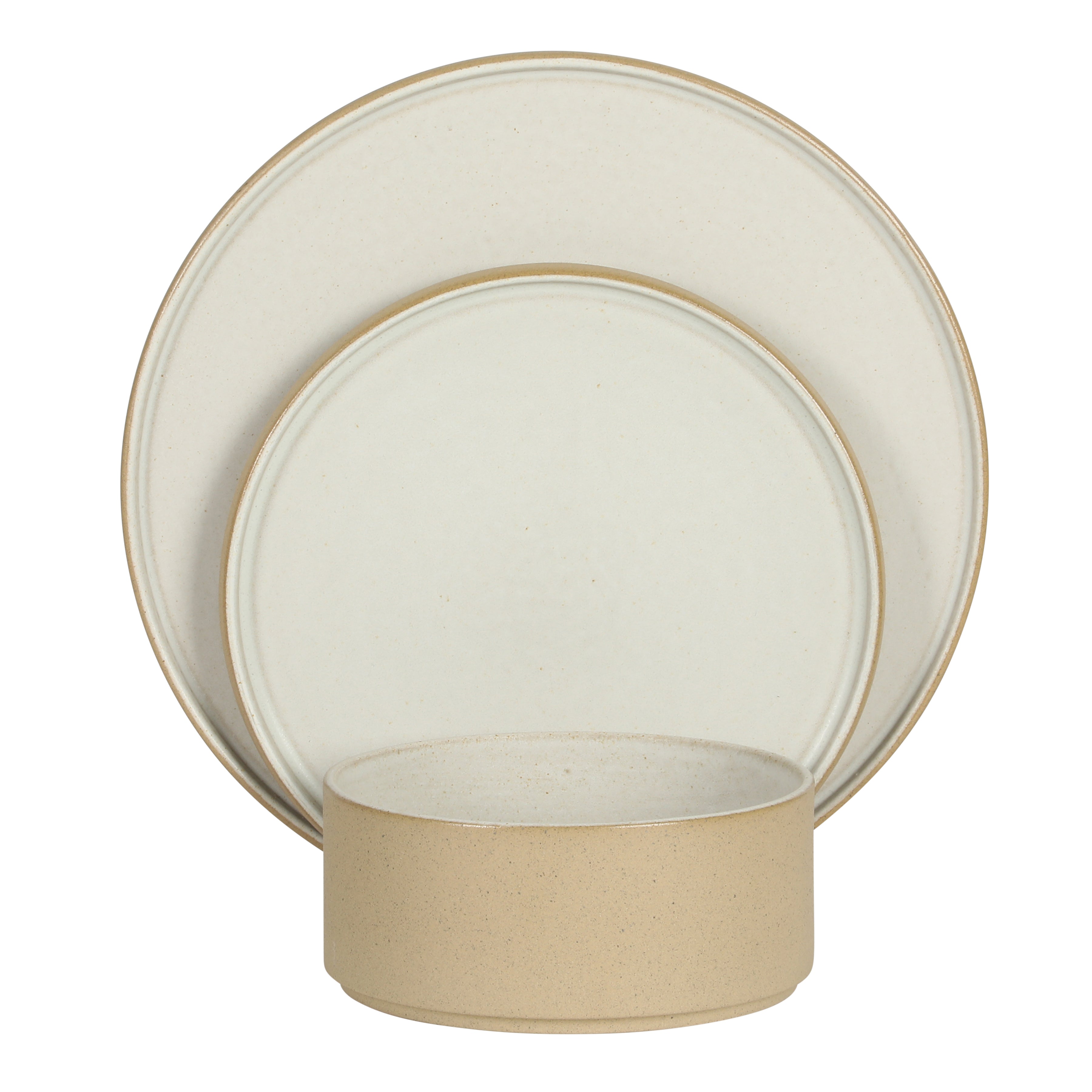 Gibson Elite Villa Amadora - Made in Portugal - 12 Piece Dinnerware Set for 4, Stoneware Plates and Bowls Sets,Dinner Plates, Salad Plates, Cereal Bowls
