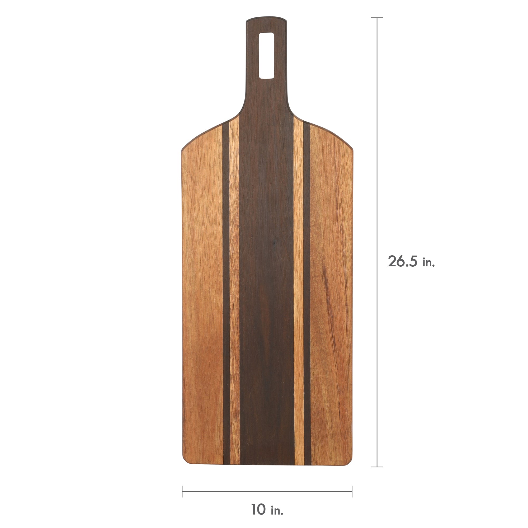 Kenmore San Ysidro 21.5" x 8" Acacia Wood Cutting and Serving Charcuterie Board w/ Handle