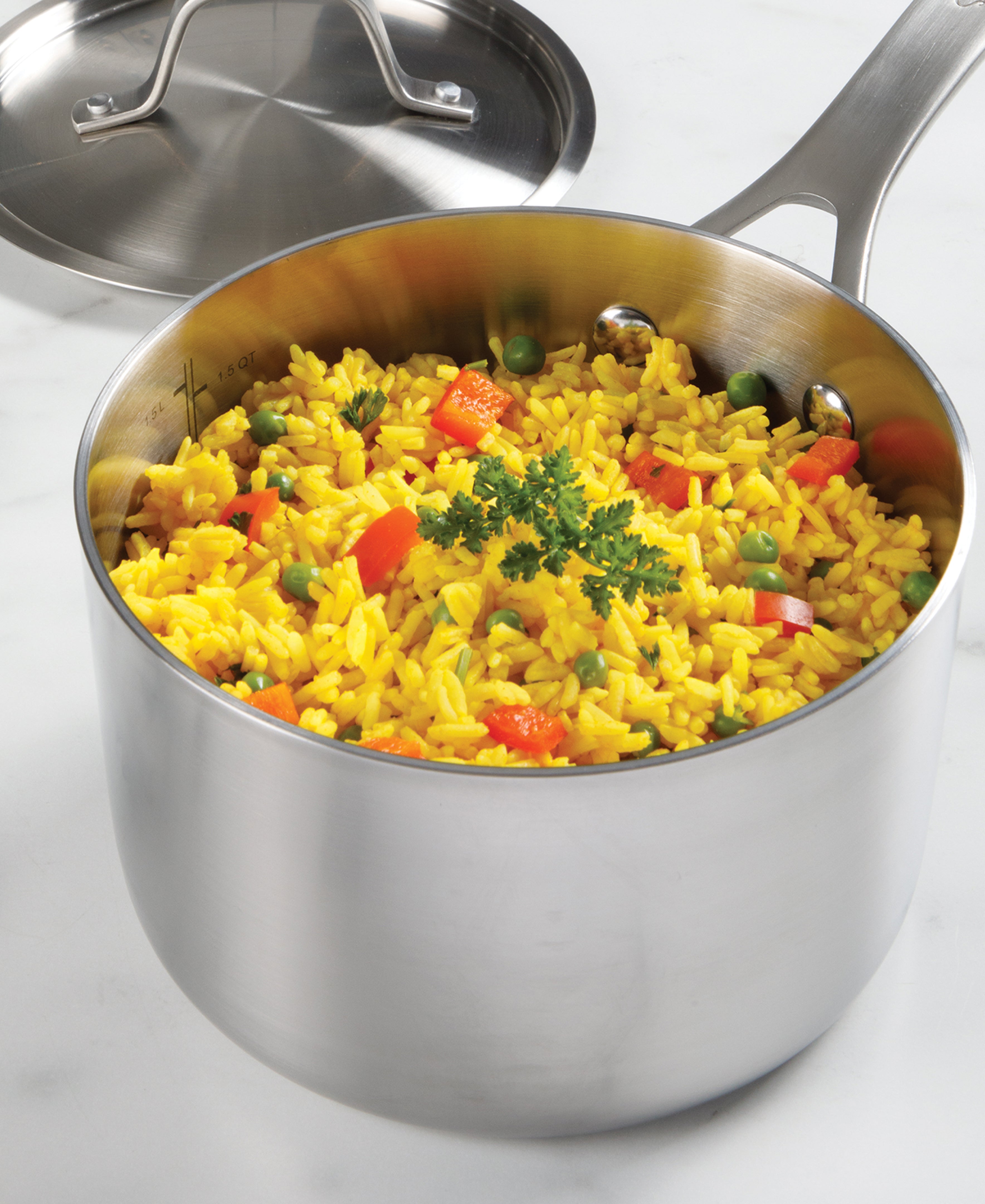 Stainless Steel 3 Quart Saucepan with Cover - Liberty Tabletop