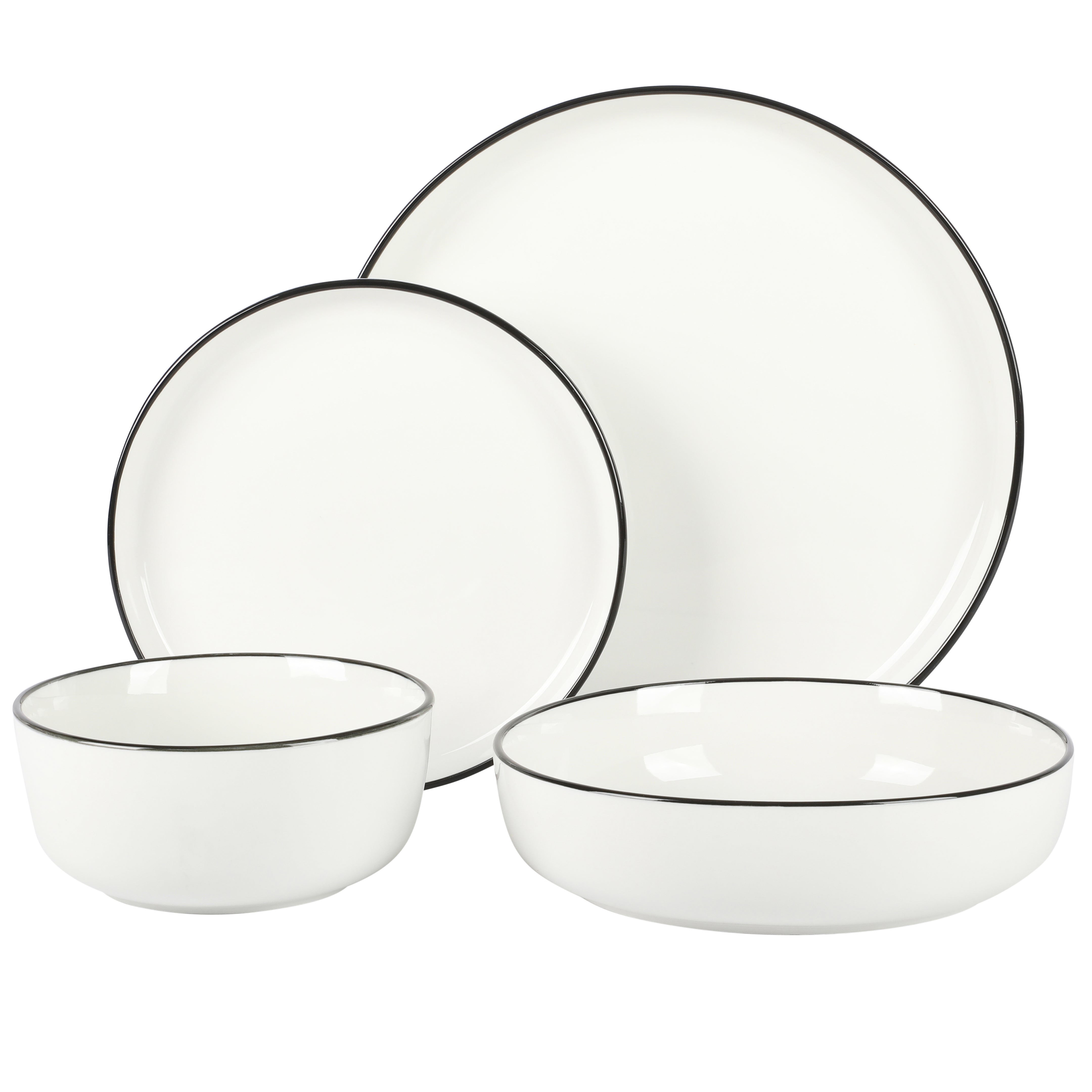 Gibson Home Oslo 16-Piece Porcelain Dinnerware Set